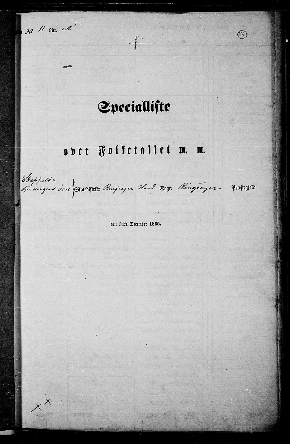 RA, Folketelling 1865 for 0412P Ringsaker prestegjeld, 1865, s. 283
