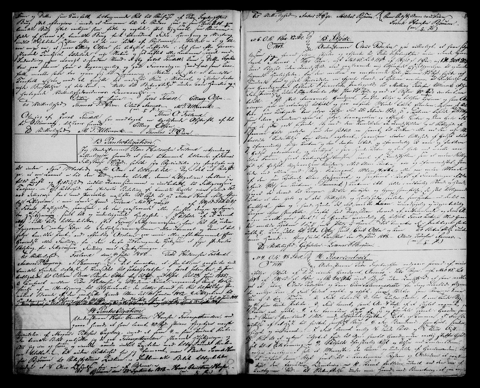 Namdal sorenskriveri, SAT/A-4133/1/2/2C/L0015: Pantebok nr. L1, 1848-1850, s. 2