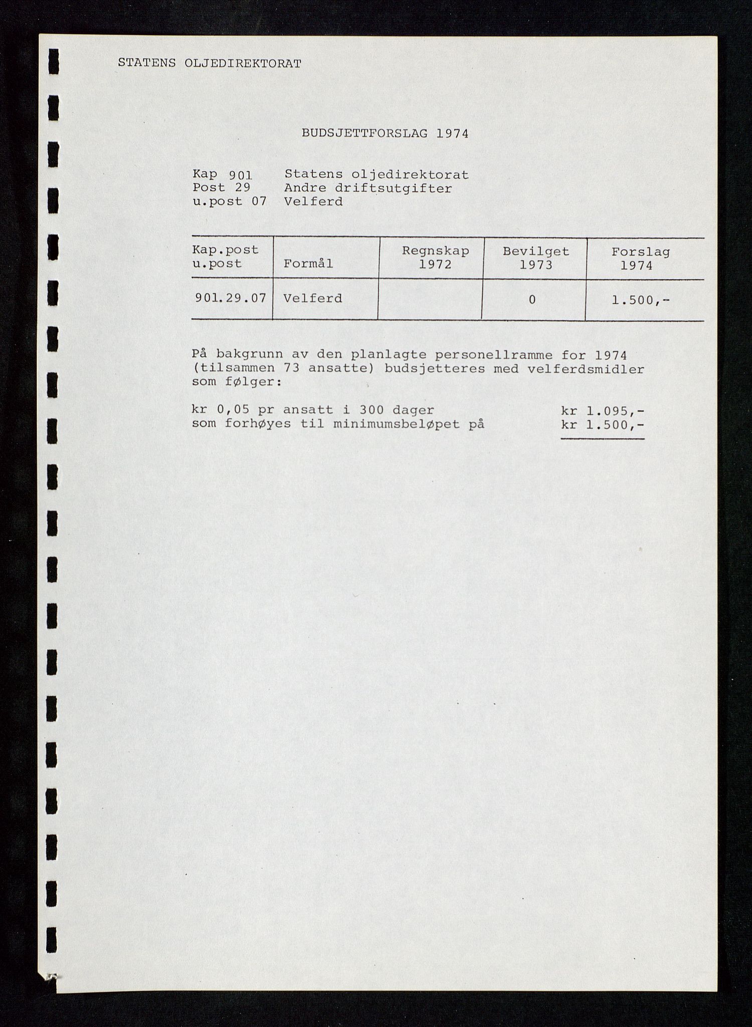 Industridepartementet, Oljekontoret, AV/SAST-A-101348/Db/L0002: Oljevernrådet, Styret i OD, leieforhold, div., 1966-1973, s. 192