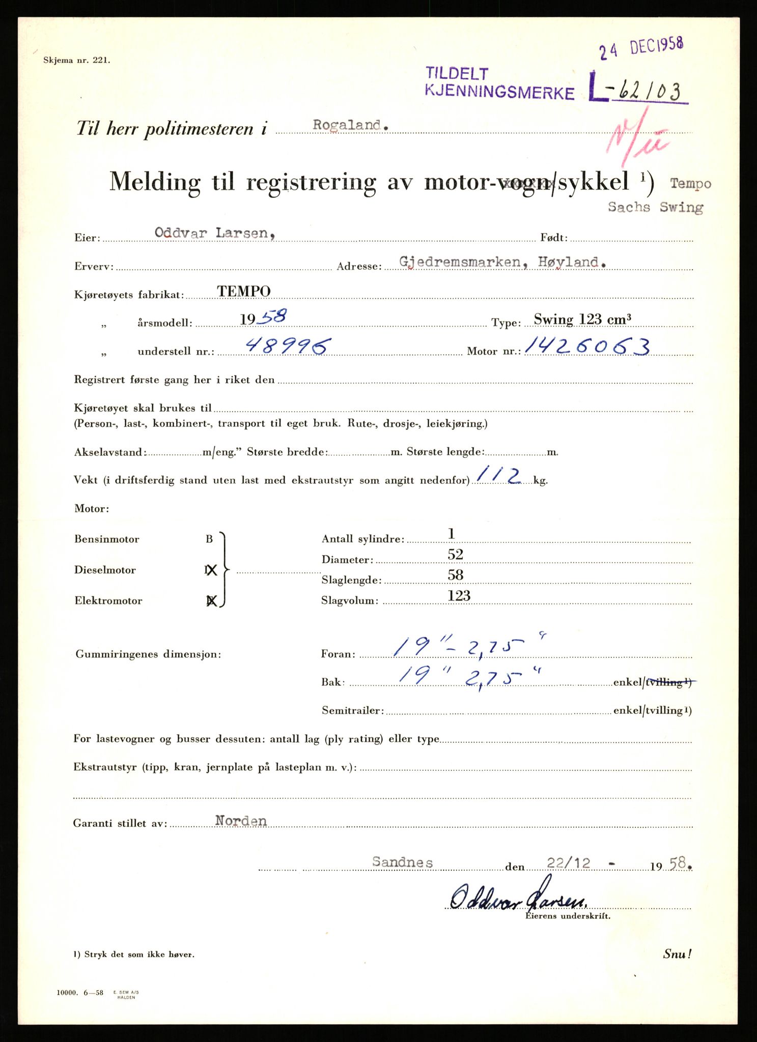 Stavanger trafikkstasjon, AV/SAST-A-101942/0/F/L0062: L-62000 - L-62699, 1930-1971, s. 353