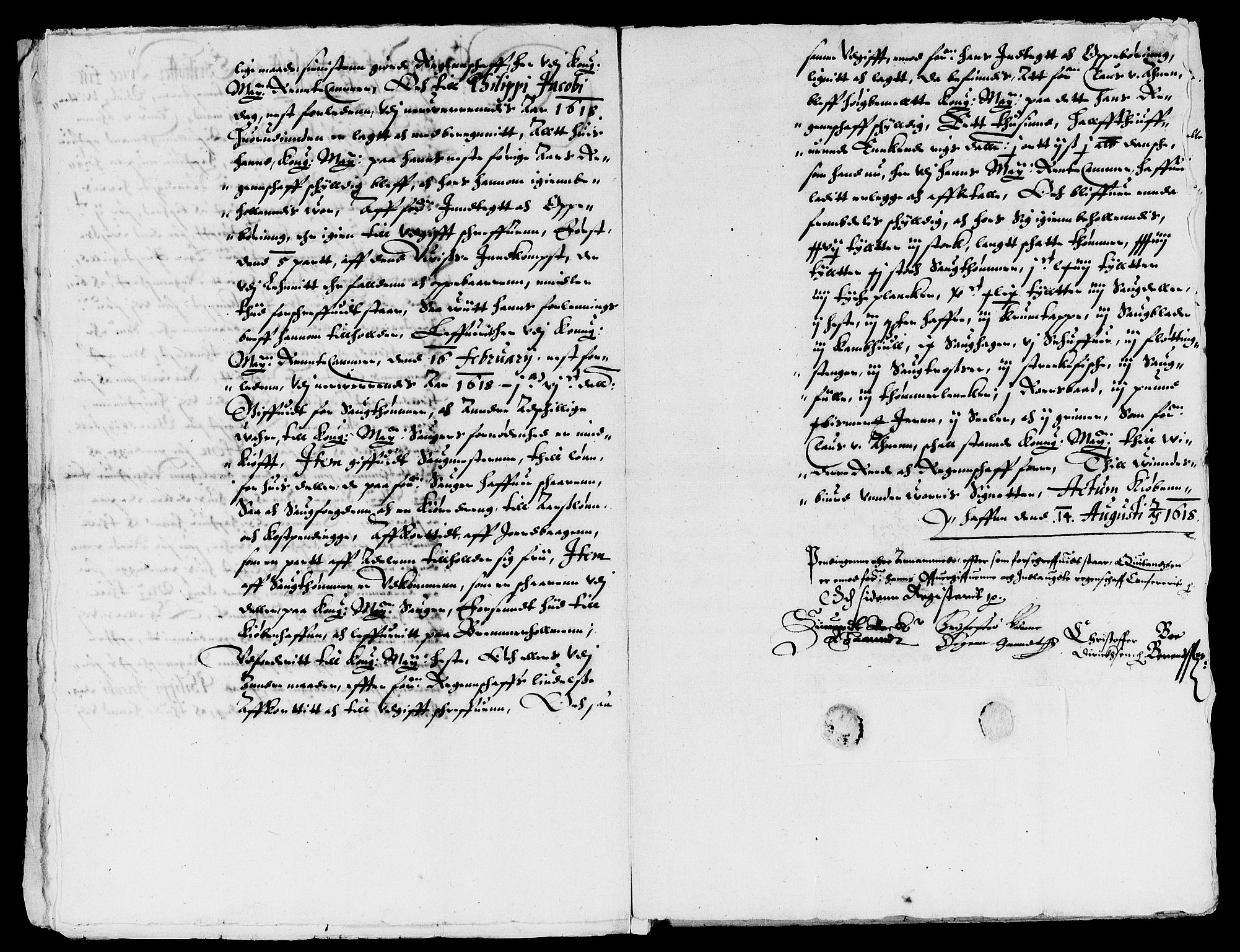 Rentekammeret inntil 1814, Reviderte regnskaper, Lensregnskaper, AV/RA-EA-5023/R/Rb/Rbm/L0002: Eiker len, 1617-1622