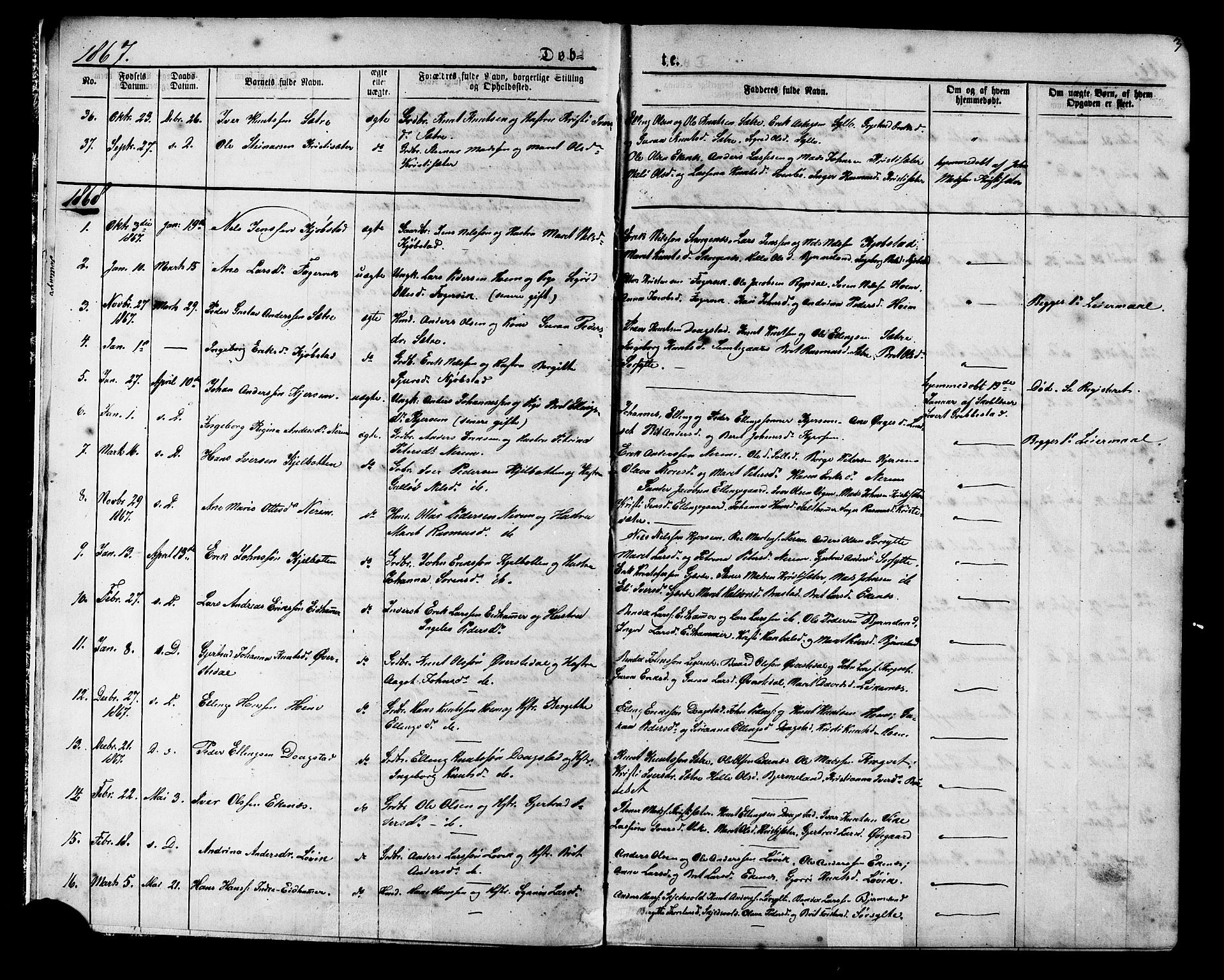 Ministerialprotokoller, klokkerbøker og fødselsregistre - Møre og Romsdal, AV/SAT-A-1454/541/L0547: Klokkerbok nr. 541C02, 1867-1921, s. 3