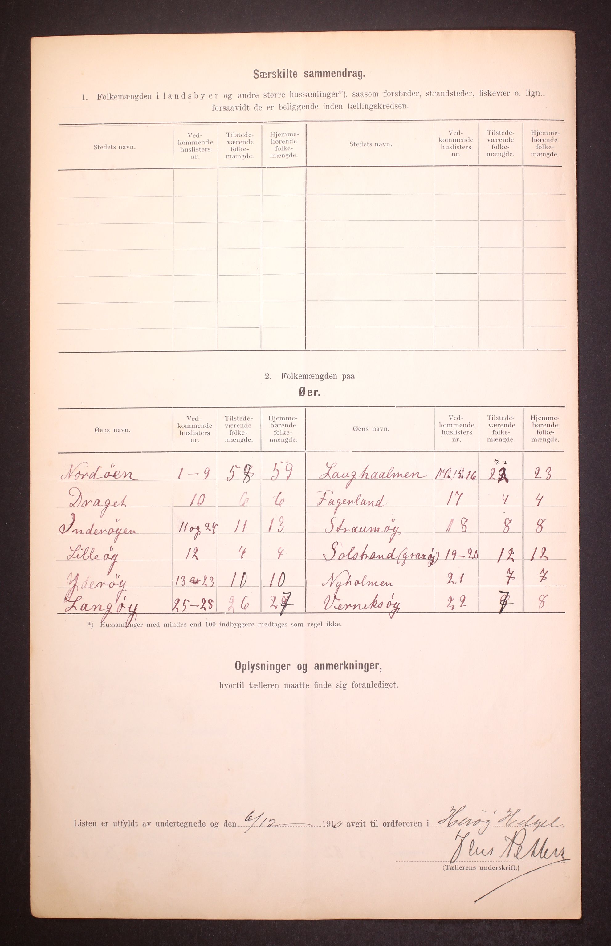 RA, Folketelling 1910 for 1818 Herøy herred, 1910, s. 7