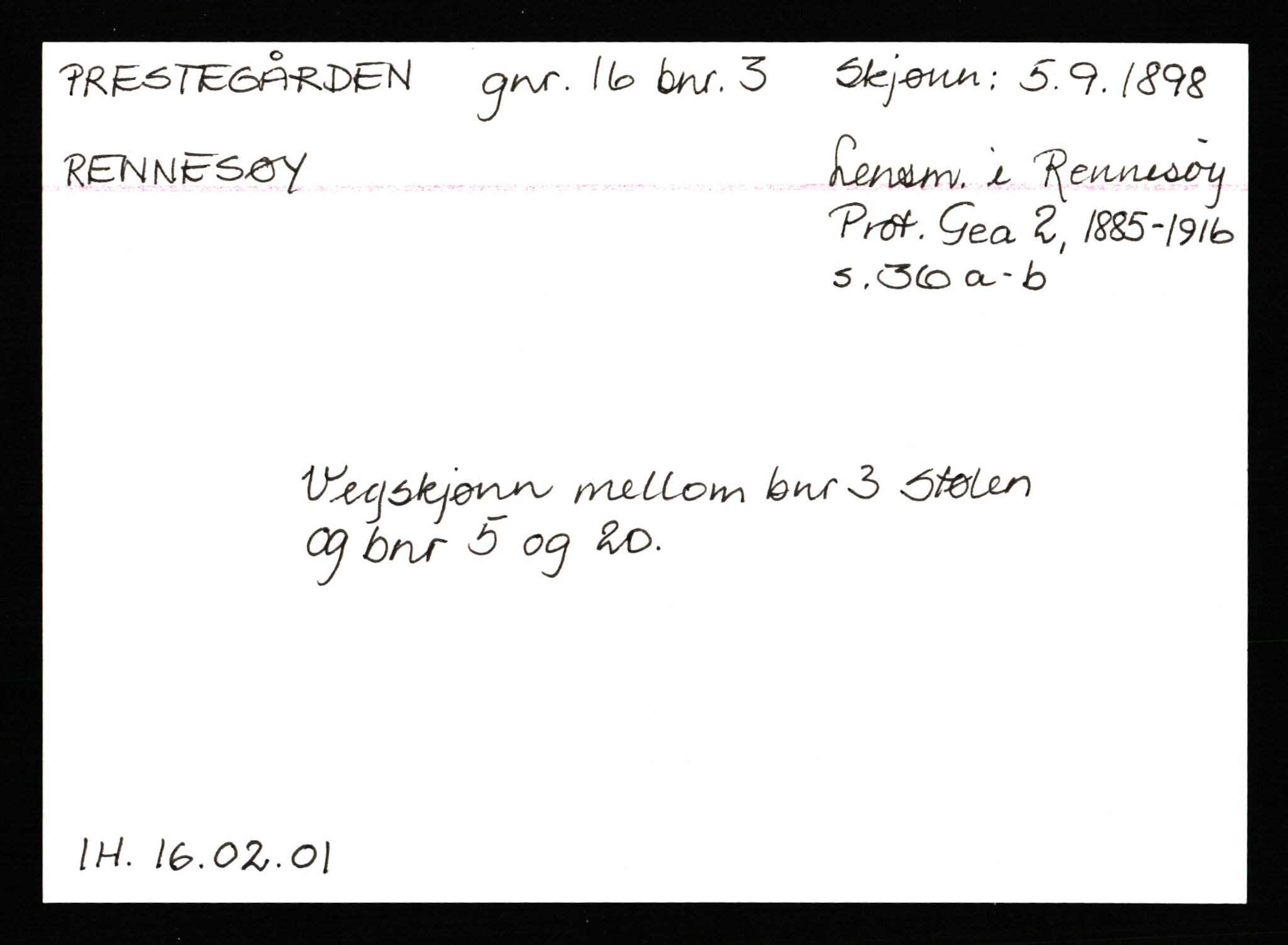 Statsarkivet i Stavanger, AV/SAST-A-101971/03/Y/Ym/L0045: Åstedskort sortert etter gårdsnavn: Prestegården - Rapstad, 1600-1950, s. 90