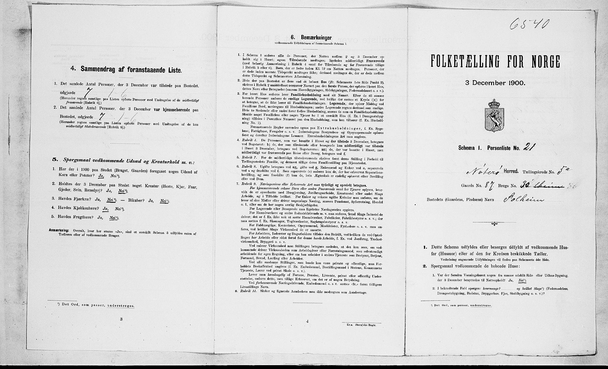 RA, Folketelling 1900 for 0722 Nøtterøy herred, 1900, s. 1639