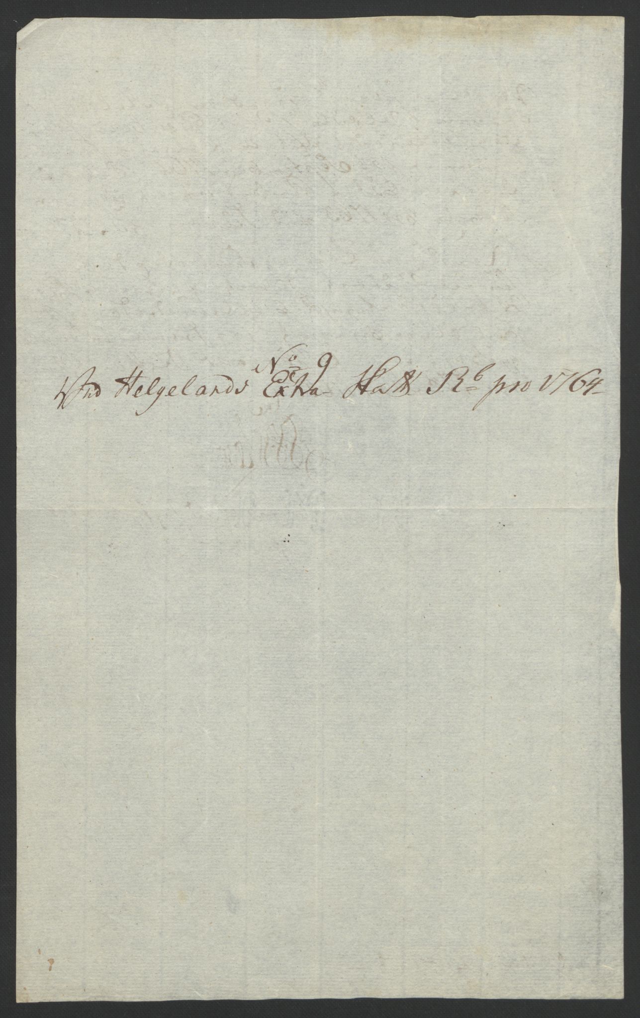 Rentekammeret inntil 1814, Reviderte regnskaper, Fogderegnskap, AV/RA-EA-4092/R65/L4573: Ekstraskatten Helgeland, 1762-1772, s. 47