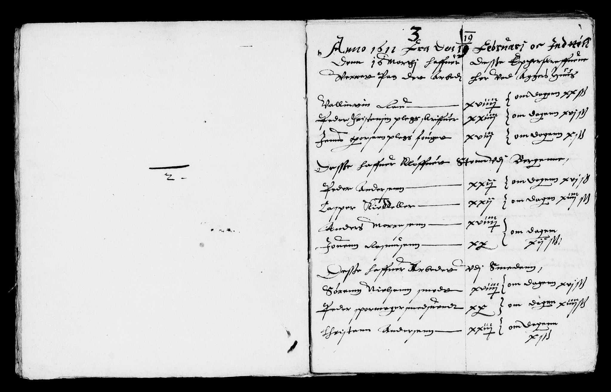 Rentekammeret inntil 1814, Reviderte regnskaper, Lensregnskaper, AV/RA-EA-5023/R/Rb/Rba/L0028: Akershus len, 1610-1612