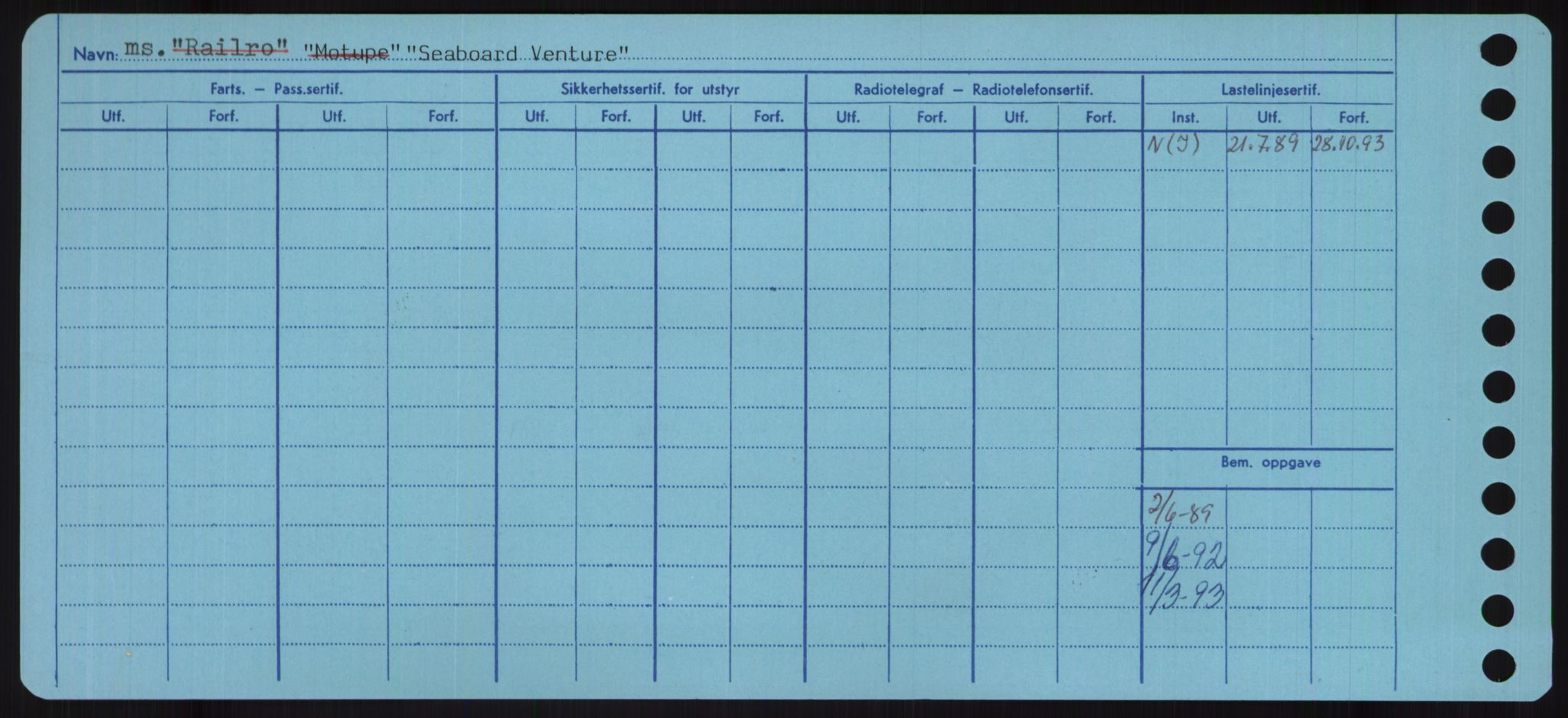 Sjøfartsdirektoratet med forløpere, Skipsmålingen, RA/S-1627/H/Ha/L0005/0001: Fartøy, S-Sven / Fartøy, S-Skji, s. 234