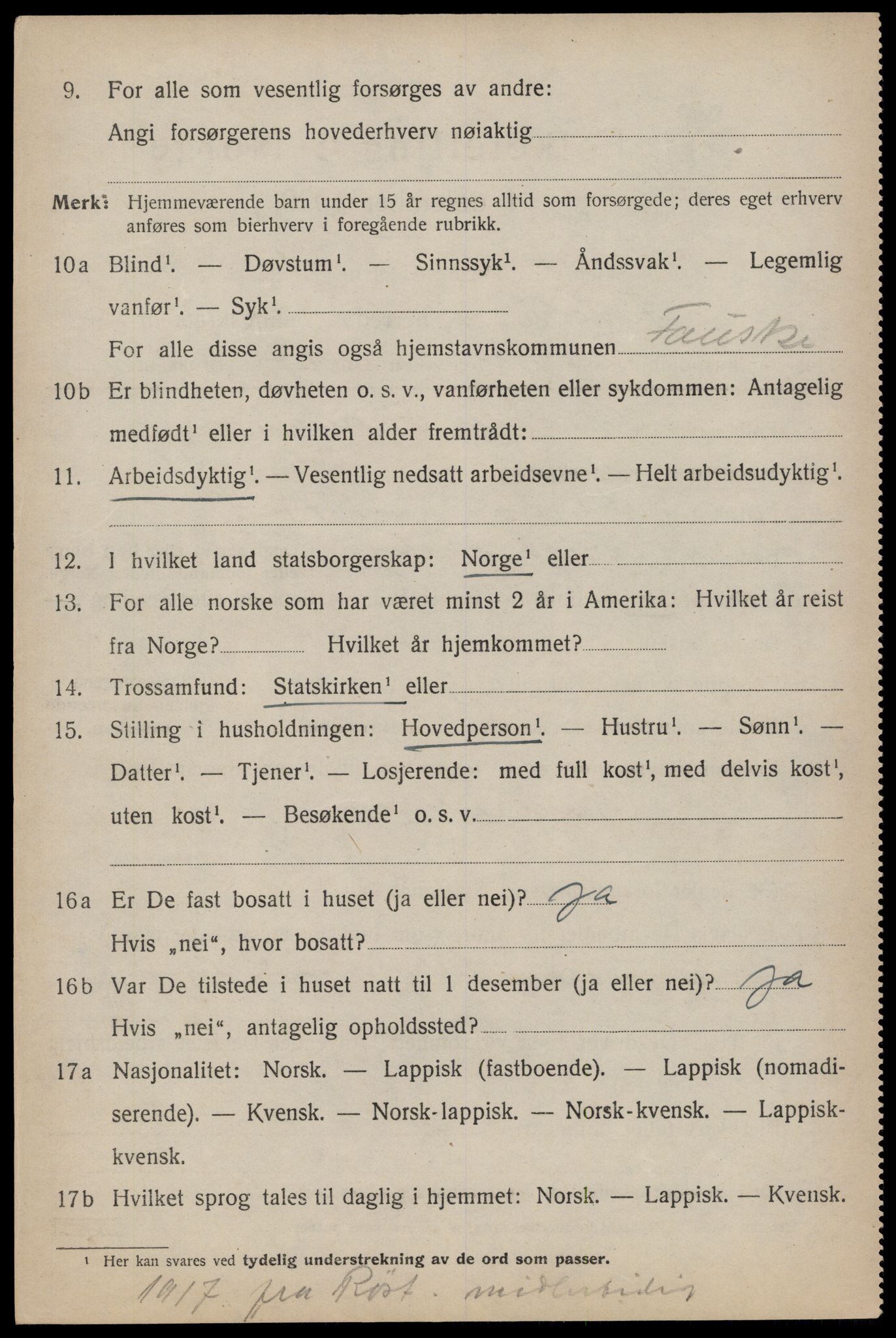 SAT, Folketelling 1920 for 1841 Fauske herred, 1920, s. 4971