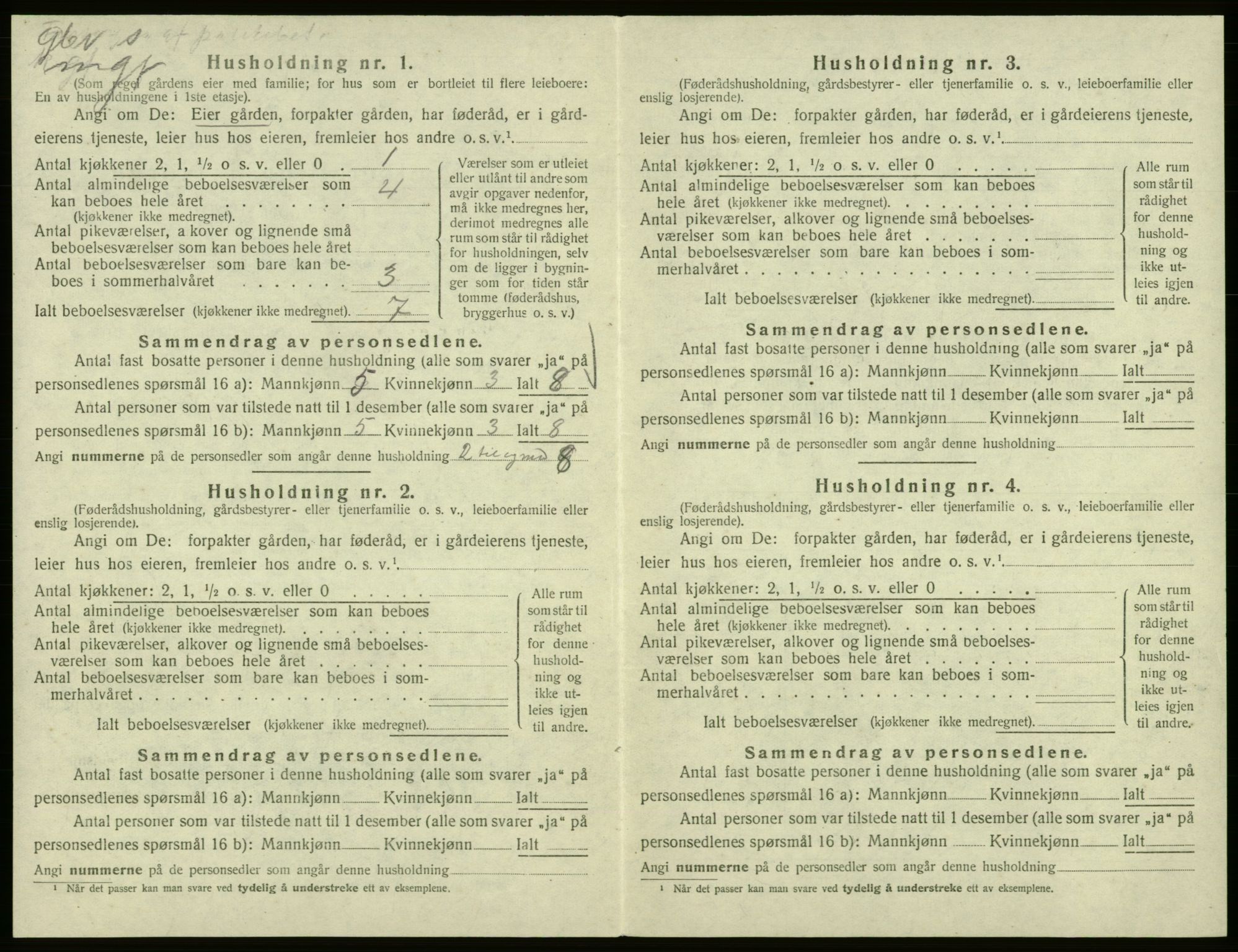 SAB, Folketelling 1920 for 1239 Hålandsdal herred, 1920, s. 137