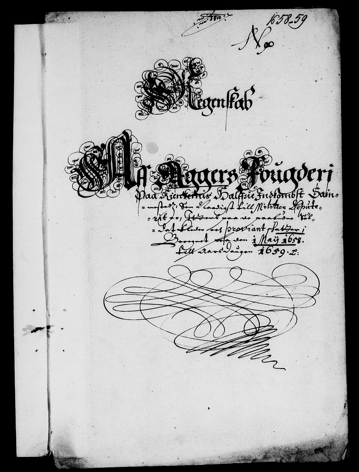 Rentekammeret inntil 1814, Reviderte regnskaper, Lensregnskaper, AV/RA-EA-5023/R/Rb/Rba/L0250: Akershus len, 1658-1660