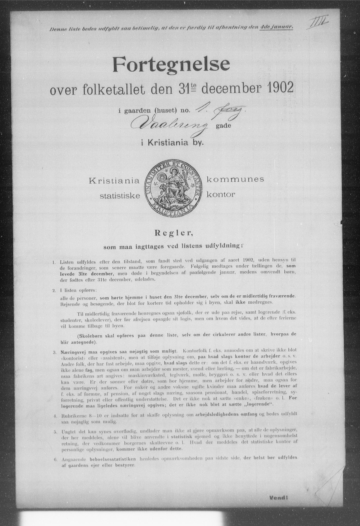 OBA, Kommunal folketelling 31.12.1902 for Kristiania kjøpstad, 1902, s. 23117