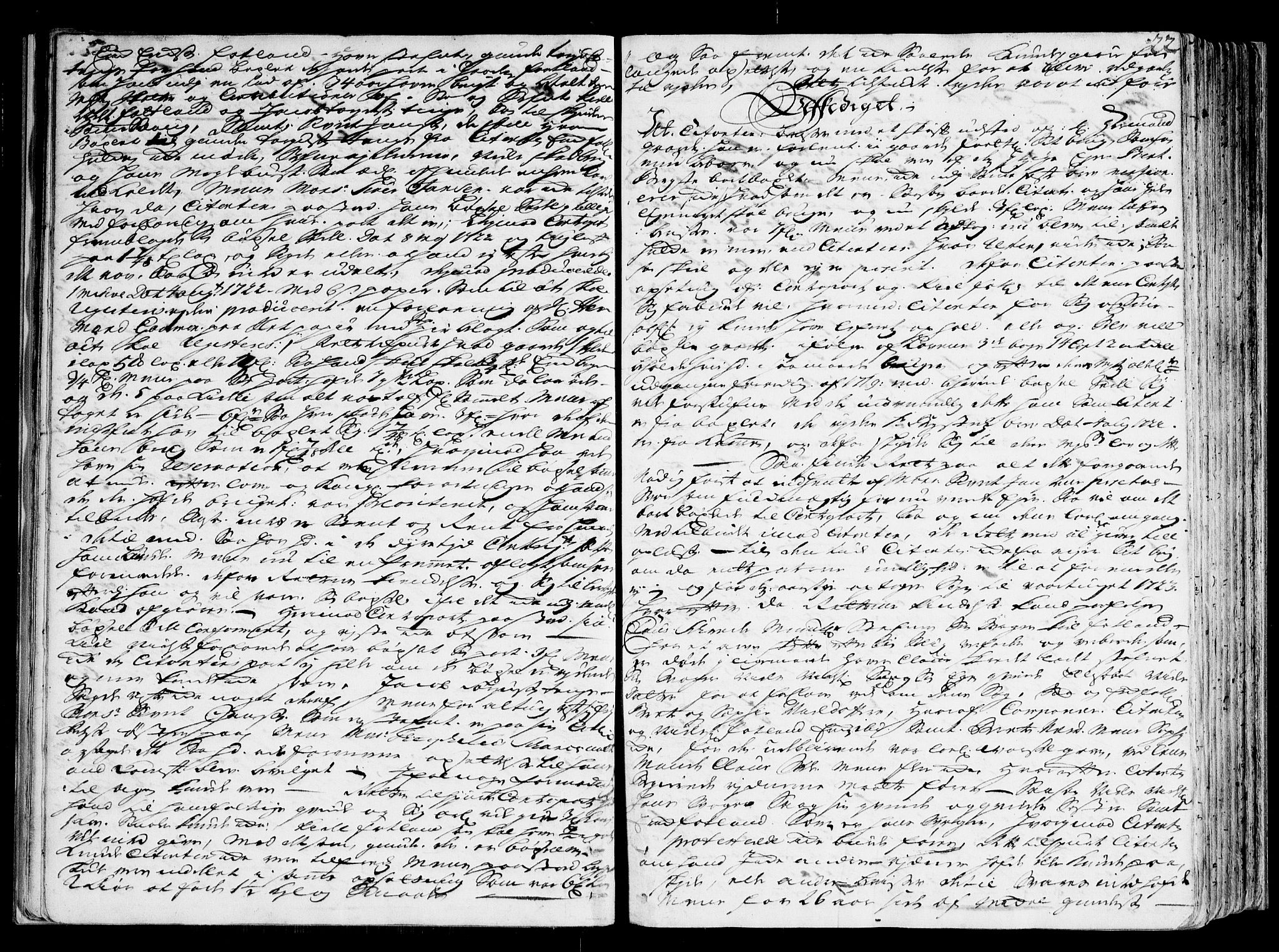 Jæren og Dalane sorenskriveri, SAST/A-100306/3/30/30BA/L0072: TINGBOK, 1722-1724, s. 21b-22a