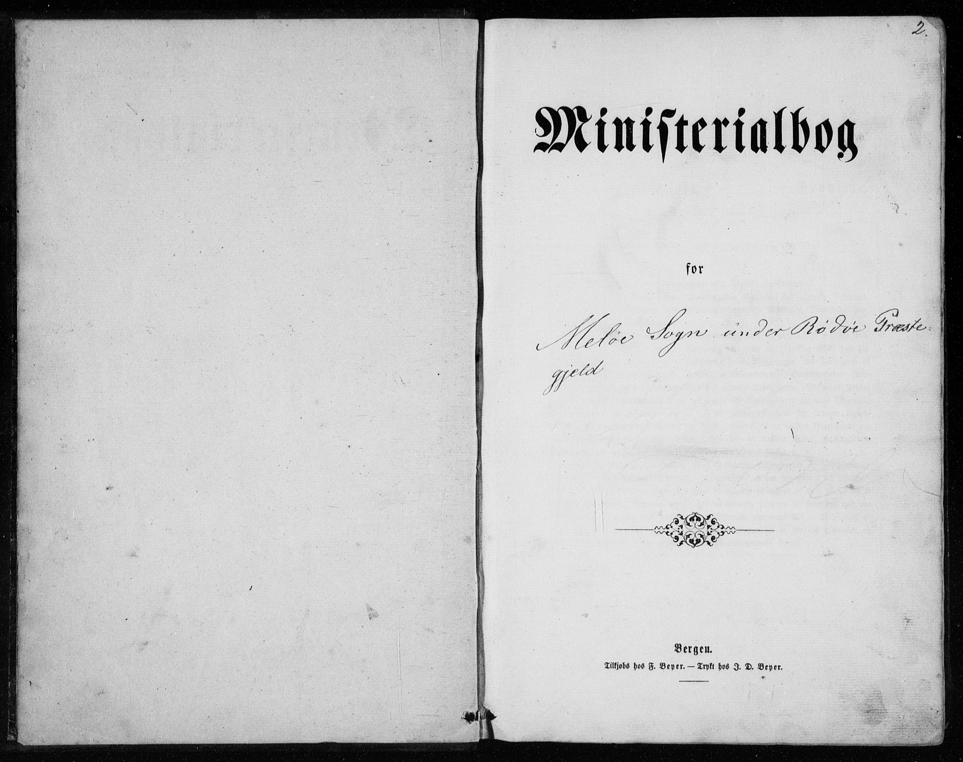 Ministerialprotokoller, klokkerbøker og fødselsregistre - Nordland, SAT/A-1459/843/L0634: Klokkerbok nr. 843C03, 1860-1884, s. 2