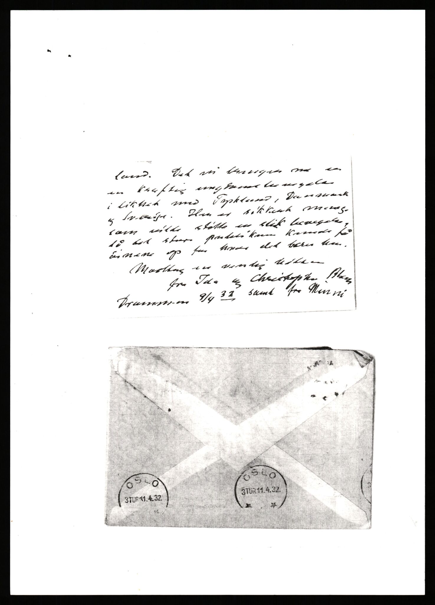 Quisling, Vidkun, AV/RA-PA-0750/G/Gf/L0001: Brev mv. til Vidkun Quisling, 1930-1938, s. 132