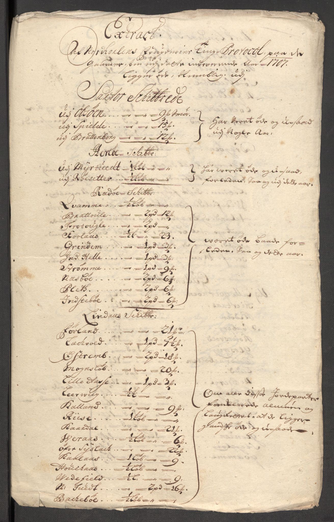 Rentekammeret inntil 1814, Reviderte regnskaper, Fogderegnskap, RA/EA-4092/R51/L3188: Fogderegnskap Nordhordland og Voss, 1706-1707, s. 136