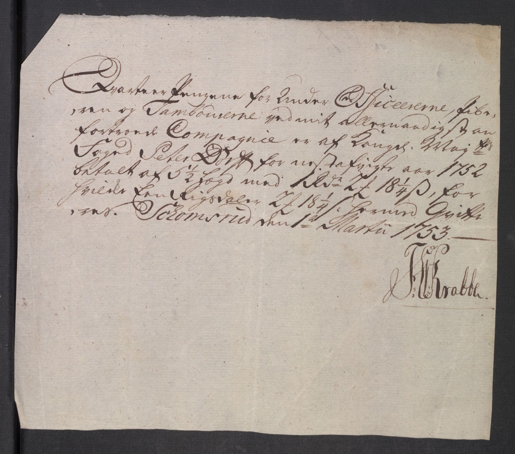 Rentekammeret inntil 1814, Reviderte regnskaper, Fogderegnskap, RA/EA-4092/R18/L1349: Fogderegnskap Hadeland, Toten og Valdres, 1752-1753, s. 313