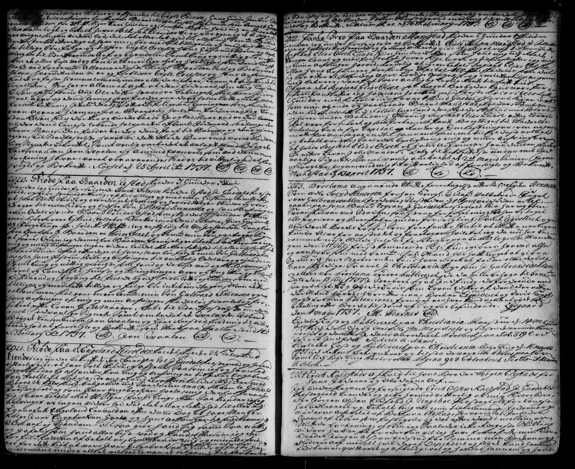 Sør-Gudbrandsdal tingrett, SAH/TING-004/H/Hb/Hba/L0001: Pantebok nr. I 1, 1720-1737, s. 496