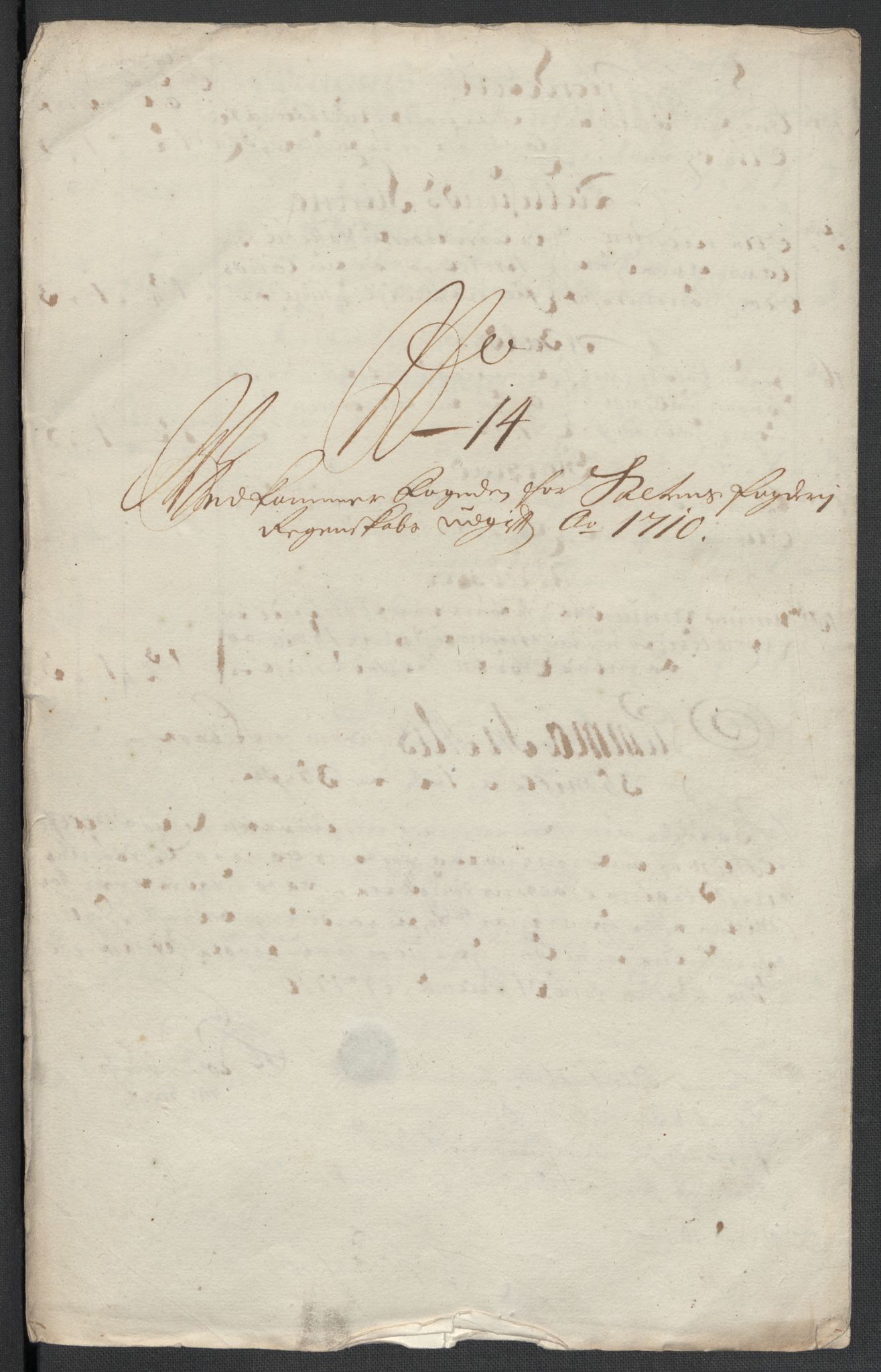 Rentekammeret inntil 1814, Reviderte regnskaper, Fogderegnskap, RA/EA-4092/R66/L4581: Fogderegnskap Salten, 1707-1710, s. 500