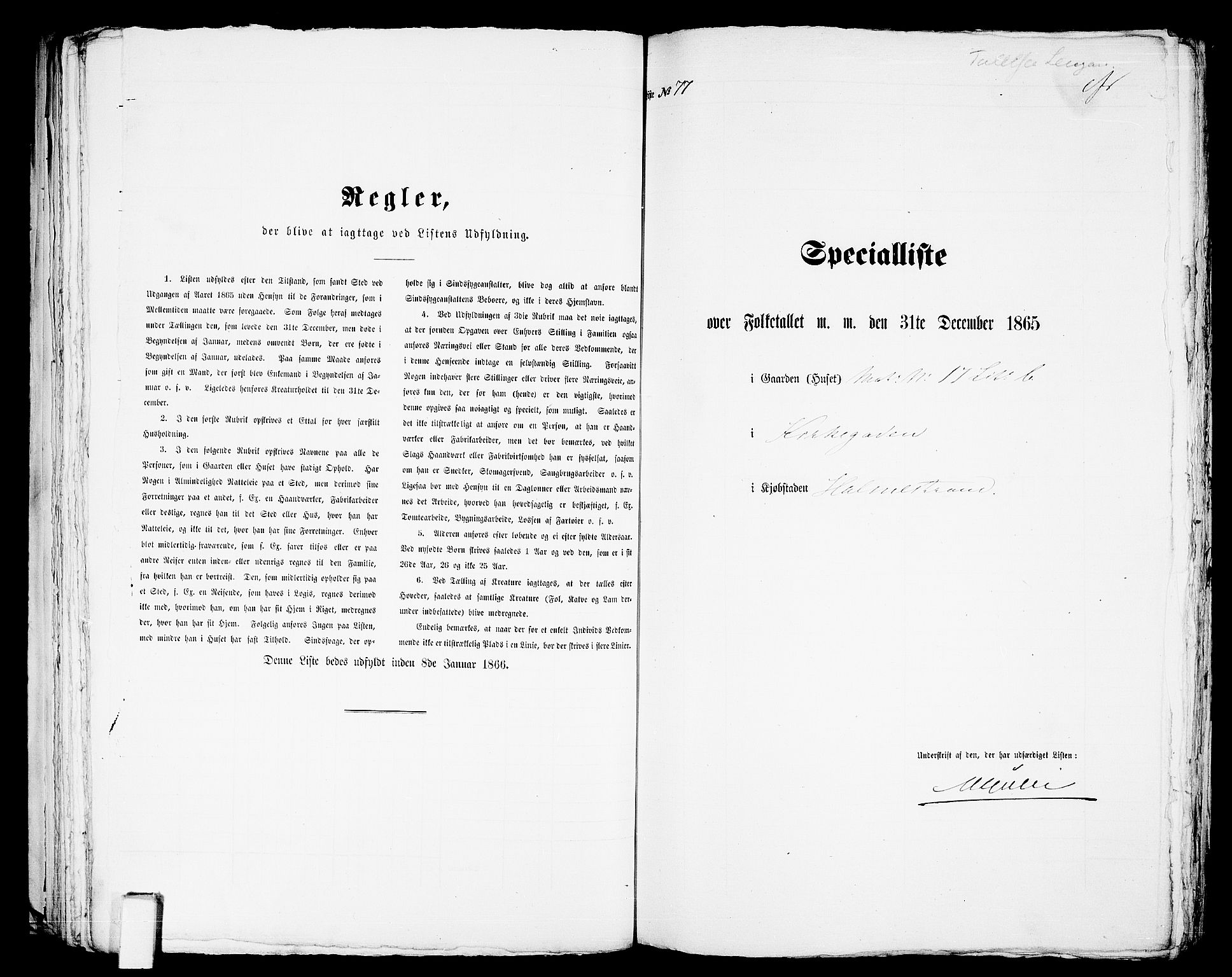 RA, Folketelling 1865 for 0702B Botne prestegjeld, Holmestrand kjøpstad, 1865, s. 161