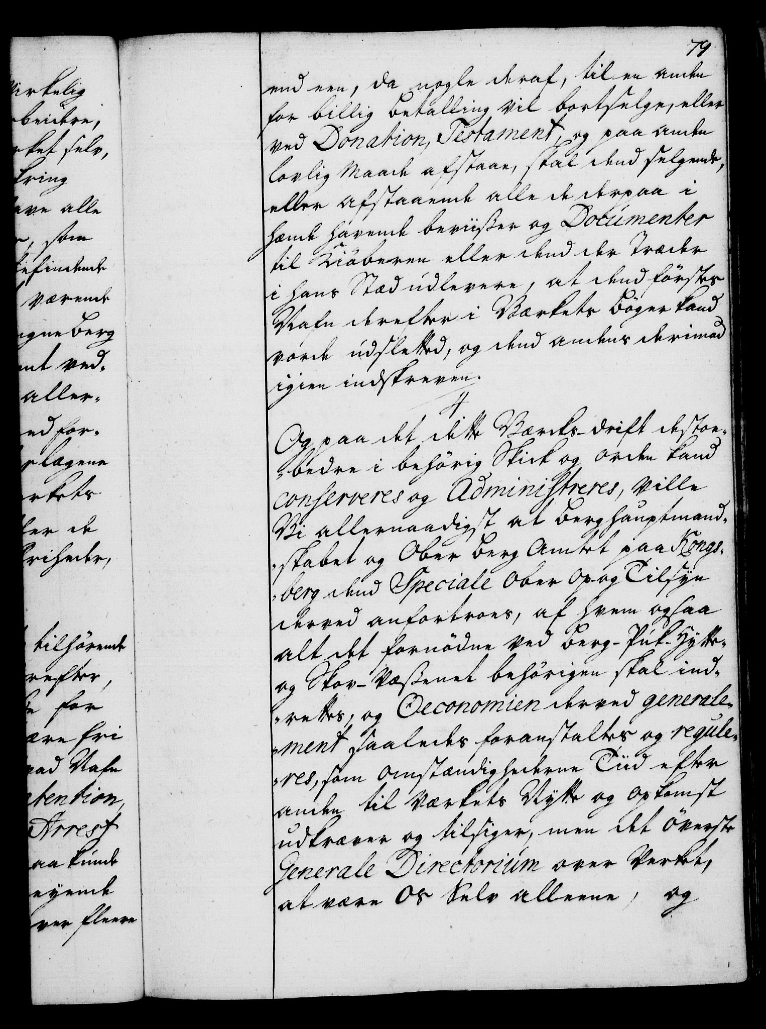 Rentekammeret, Kammerkanselliet, AV/RA-EA-3111/G/Gg/Gga/L0004: Norsk ekspedisjonsprotokoll med register (merket RK 53.4), 1734-1741, s. 79