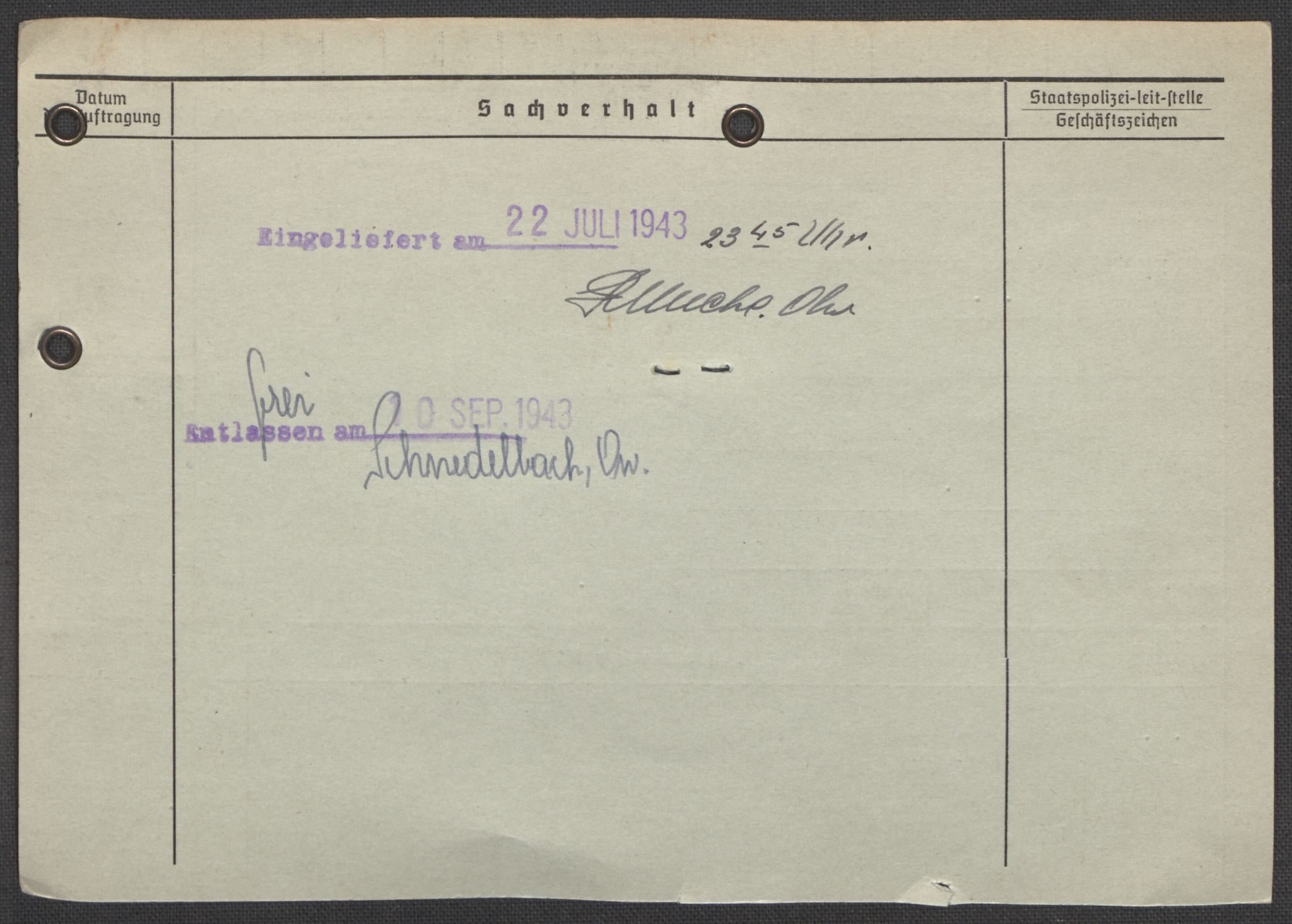 Befehlshaber der Sicherheitspolizei und des SD, RA/RAFA-5969/E/Ea/Eaa/L0008: Register over norske fanger i Møllergata 19: Oelze-Ru, 1940-1945, s. 479