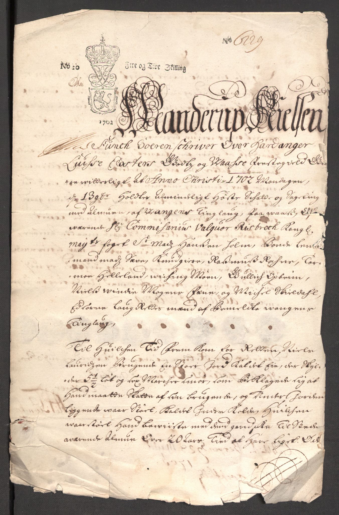 Rentekammeret inntil 1814, Reviderte regnskaper, Fogderegnskap, AV/RA-EA-4092/R51/L3186: Fogderegnskap Nordhordland og Voss, 1702-1703, s. 158