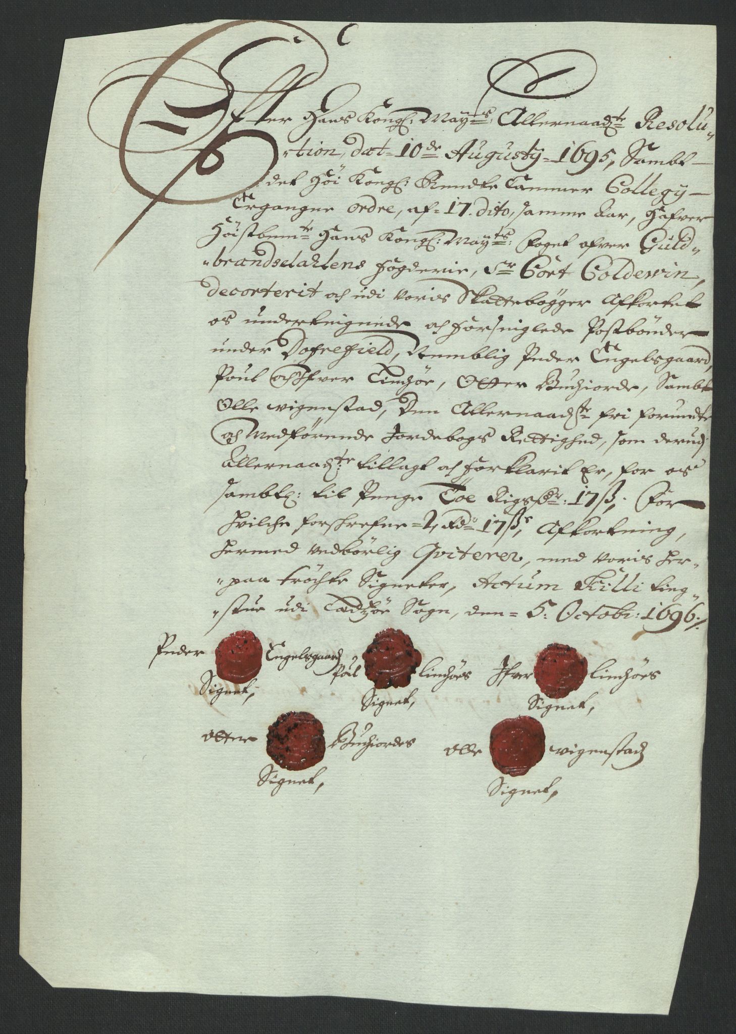 Rentekammeret inntil 1814, Reviderte regnskaper, Fogderegnskap, RA/EA-4092/R17/L1170: Fogderegnskap Gudbrandsdal, 1696-1697, s. 146