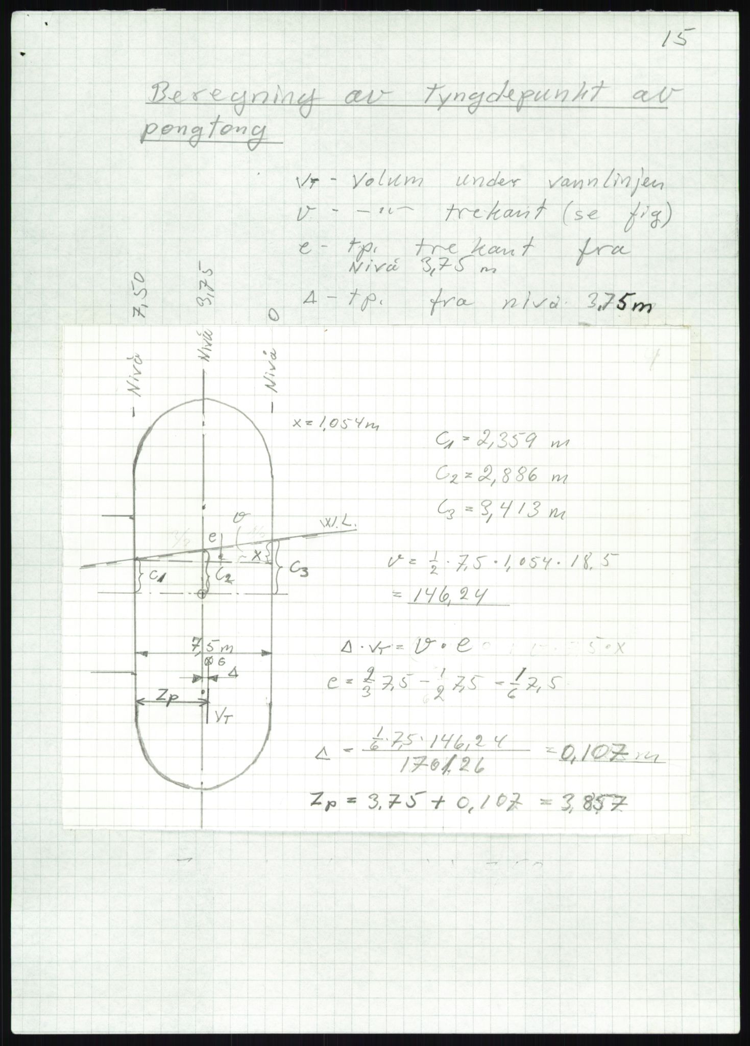 Justisdepartementet, Granskningskommisjonen ved Alexander Kielland-ulykken 27.3.1980, AV/RA-S-1165/D/L0019: S Værforhold (Doku.liste + S1-S5 av 5)/ T (T1-T2)/ U Stabilitet (Doku.liste + U1-U5 av 5), 1980-1981, s. 1012