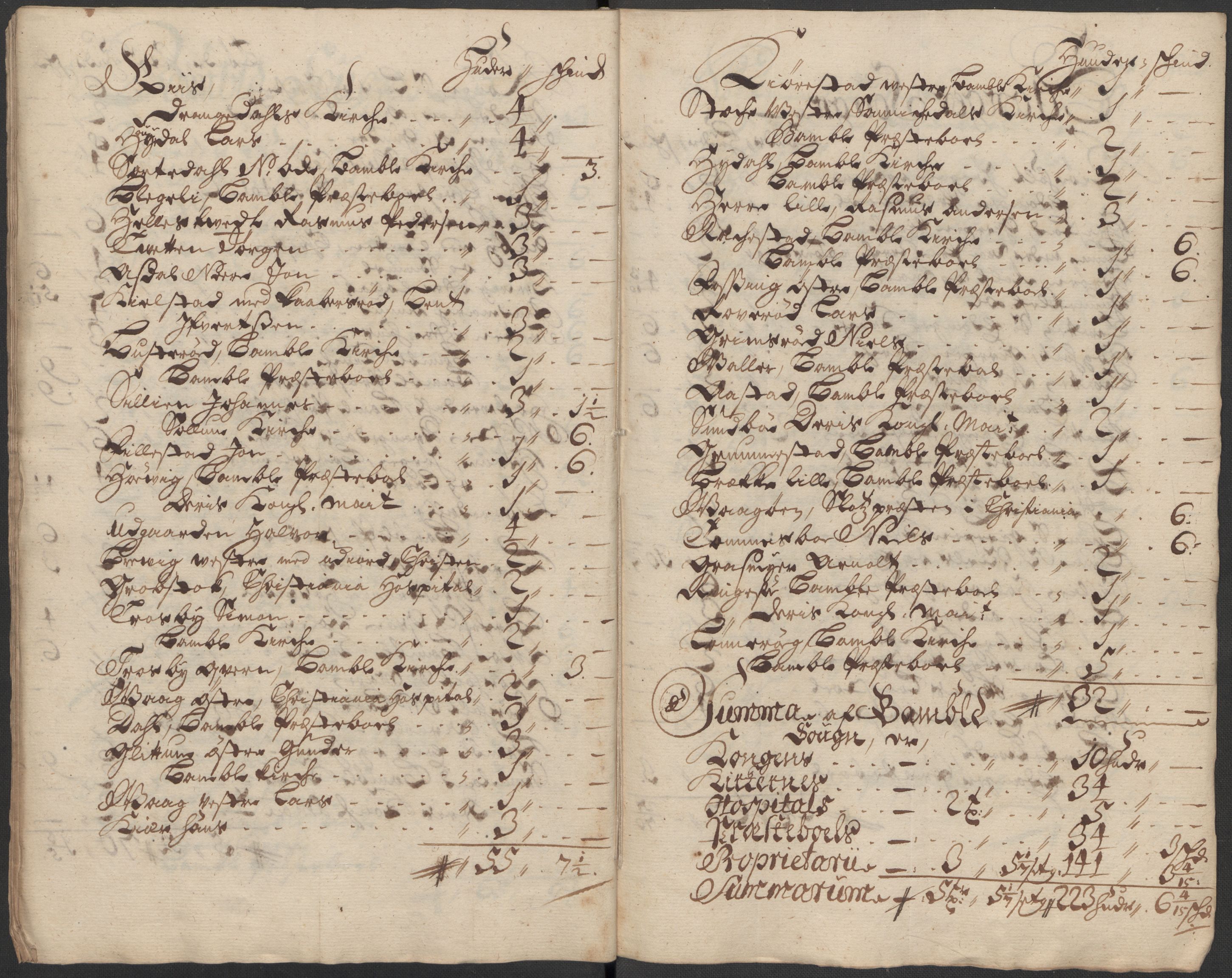 Rentekammeret inntil 1814, Reviderte regnskaper, Fogderegnskap, RA/EA-4092/R36/L2125: Fogderegnskap Øvre og Nedre Telemark og Bamble, 1713, s. 235