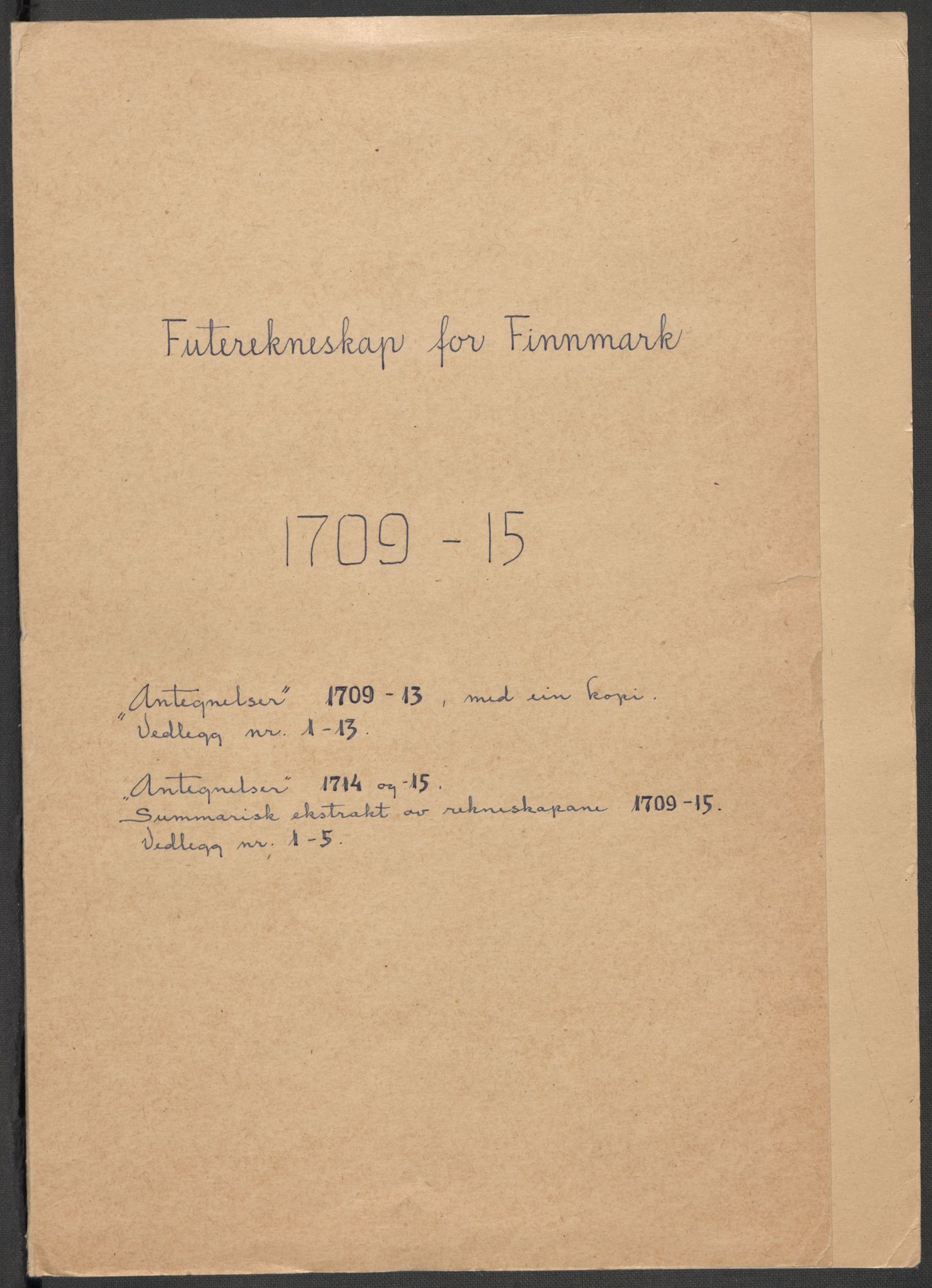 Rentekammeret inntil 1814, Reviderte regnskaper, Fogderegnskap, RA/EA-4092/R69/L4856: Fogderegnskap Finnmark/Vardøhus, 1713-1715, s. 537
