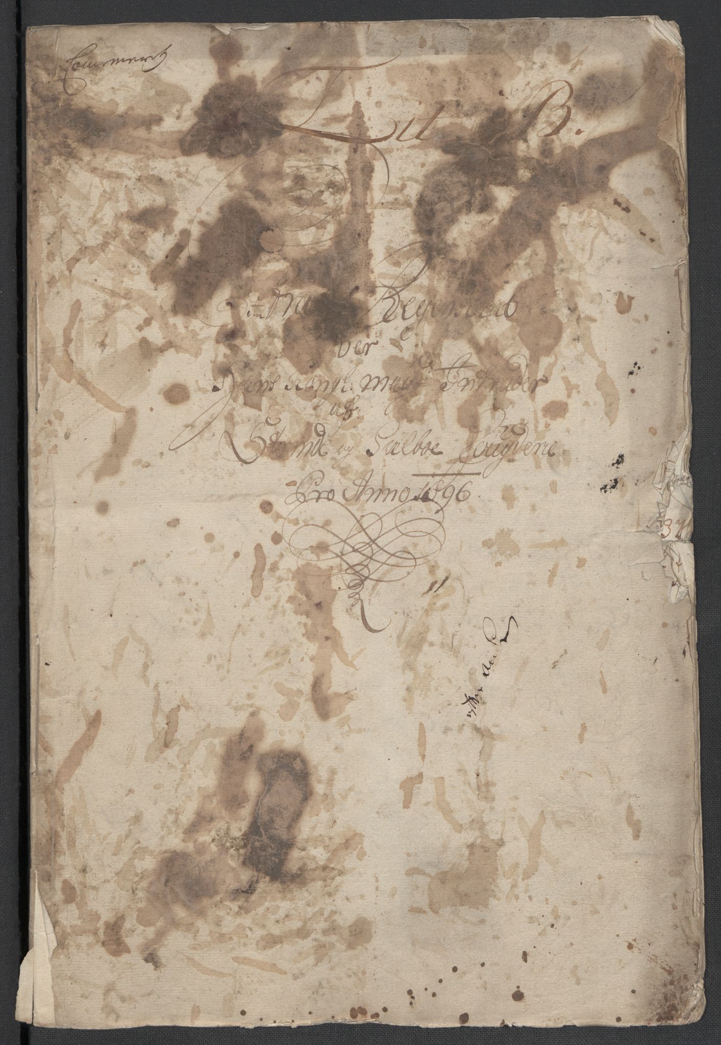 Rentekammeret inntil 1814, Reviderte regnskaper, Fogderegnskap, AV/RA-EA-4092/R61/L4106: Fogderegnskap Strinda og Selbu, 1696-1697, s. 5