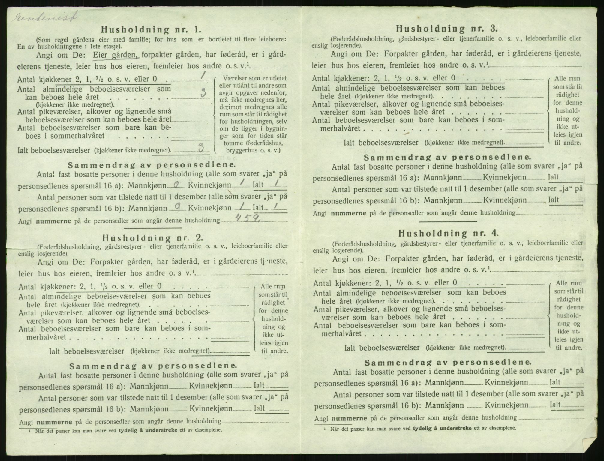 SAK, Folketelling 1920 for 0917 Stokken herred, 1920, s. 217