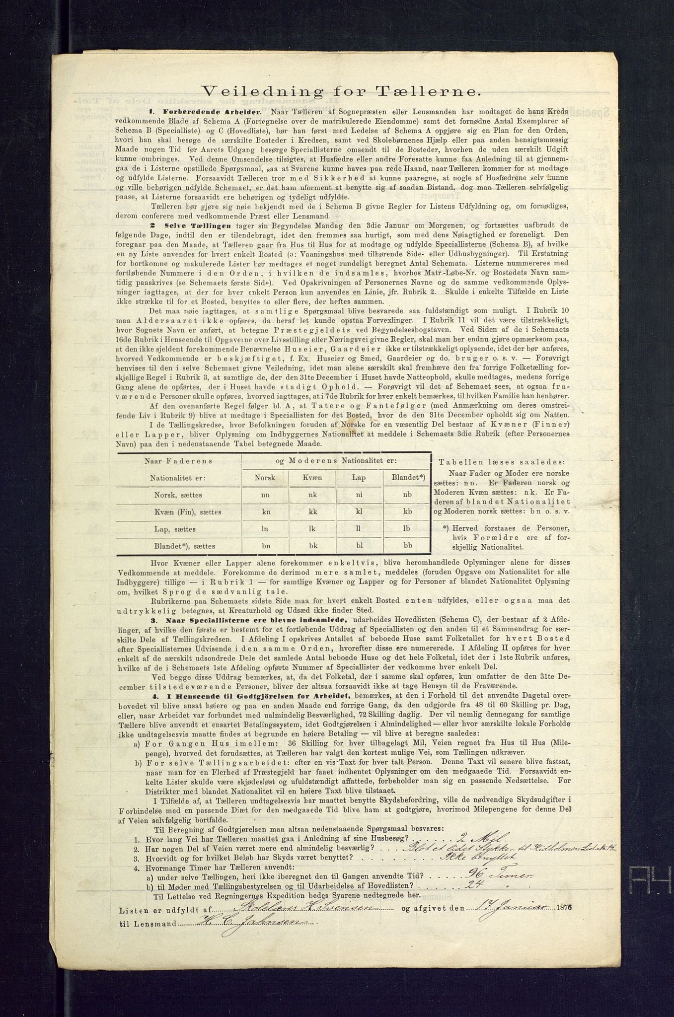 SAKO, Folketelling 1875 for 0725P Tjølling prestegjeld, 1875, s. 8