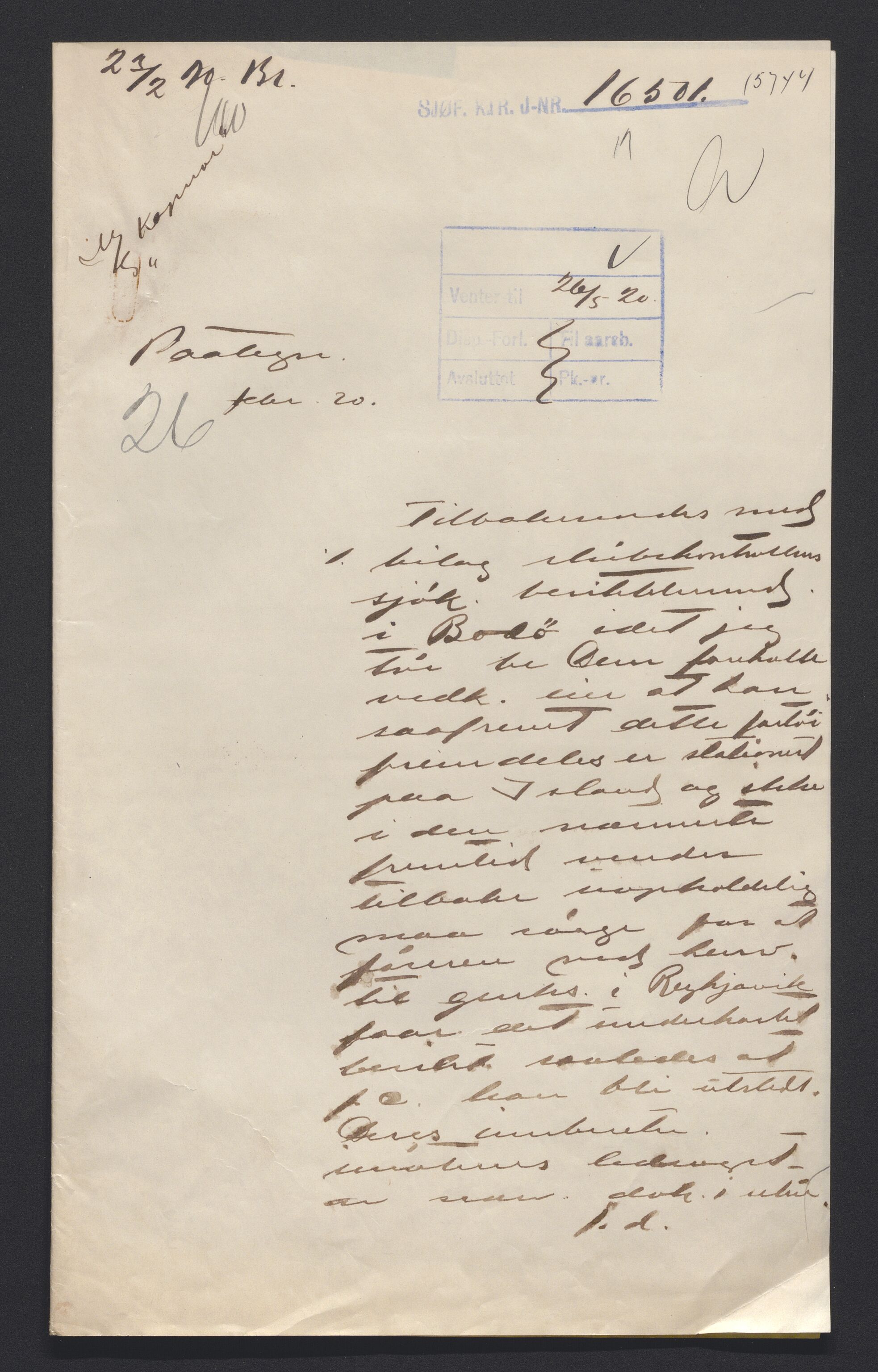 Sjøfartsdirektoratet med forløpere, skipsmapper slettede skip, AV/RA-S-4998/F/Fa/L0588: --, 1866-1928, s. 24
