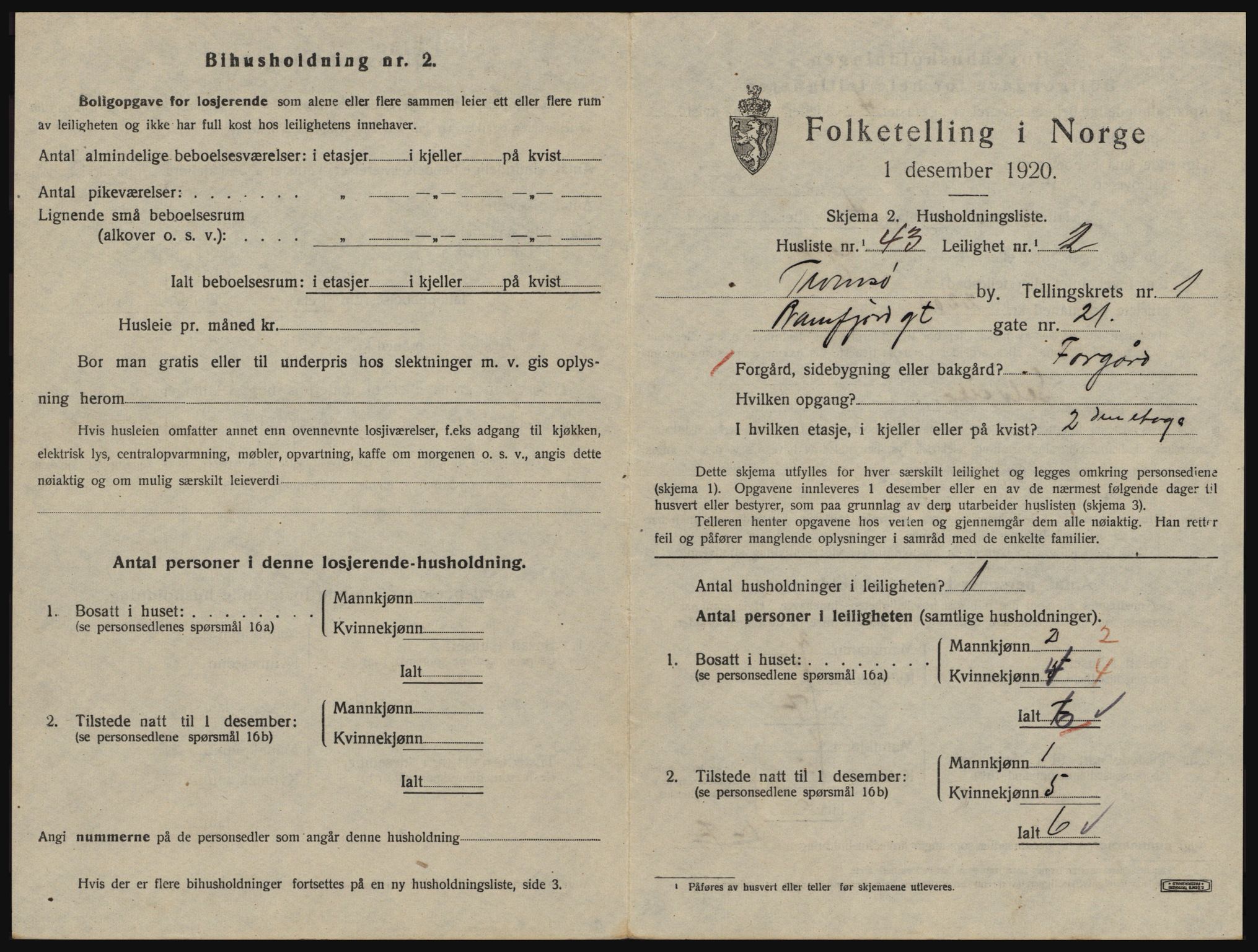 SATØ, Folketelling 1920 for 1902 Tromsø kjøpstad, 1920, s. 2561