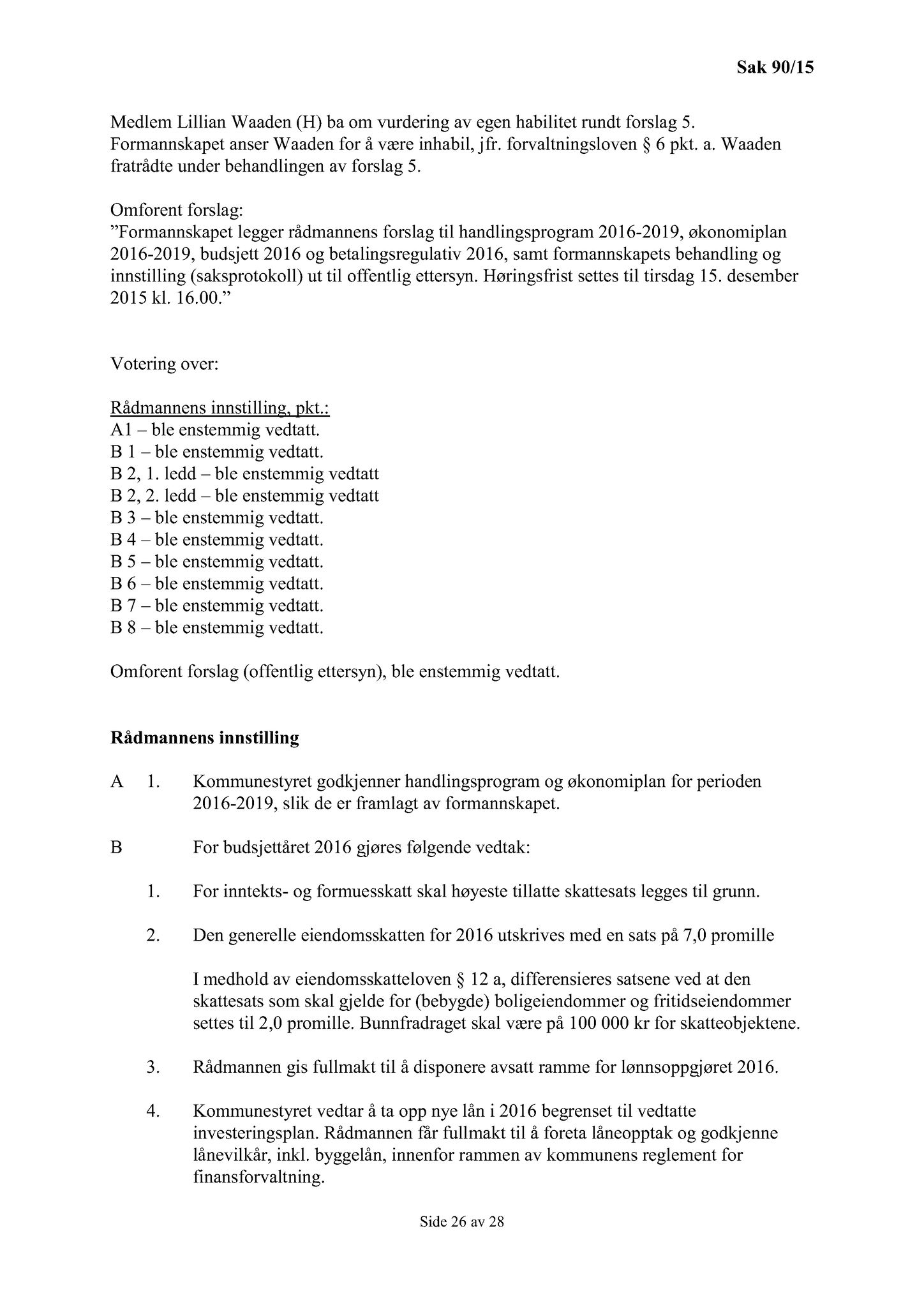 Klæbu Kommune, TRKO/KK/01-KS/L008: Kommunestyret - Møtedokumenter, 2015, s. 2021