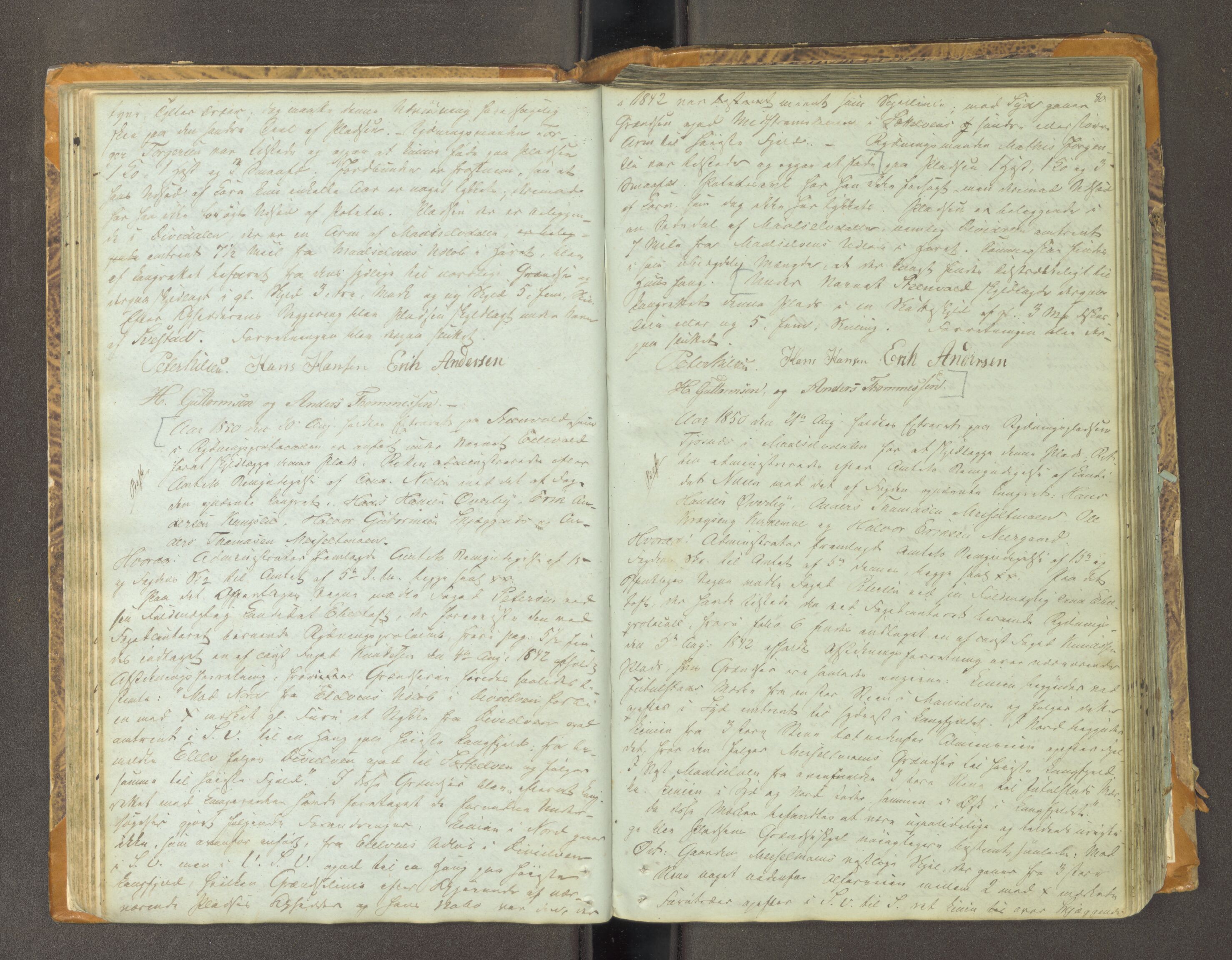 Tromsø sorenskriveri 1855-, AV/SATØ-S-0050/F/Fe/L0123: Ekstrarettsprotokoll med register (dekker også Senja distrikt til 1855), 1841-1865, s. 79b-80a