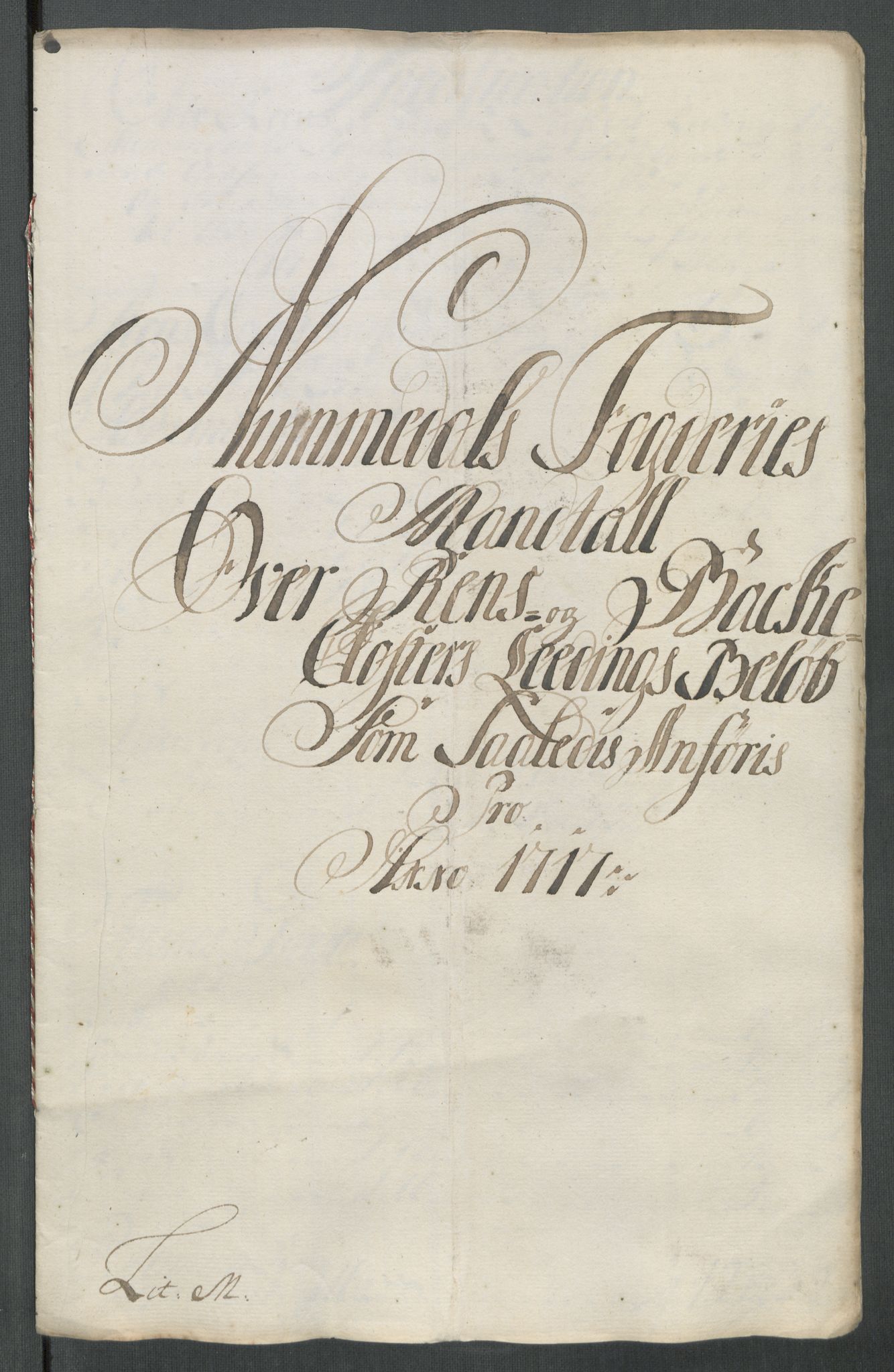 Rentekammeret inntil 1814, Reviderte regnskaper, Fogderegnskap, RA/EA-4092/R64/L4438: Fogderegnskap Namdal, 1717, s. 237