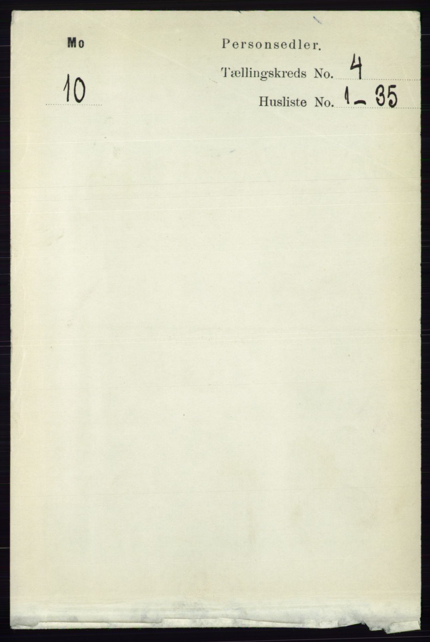 RA, Folketelling 1891 for 0832 Mo herred, 1891, s. 1016