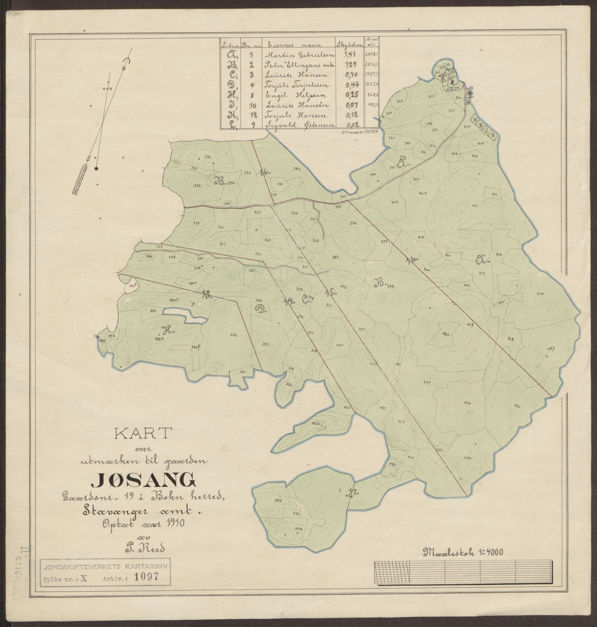 Jordskifteverkets kartarkiv, AV/RA-S-3929/T, 1859-1988, s. 1300