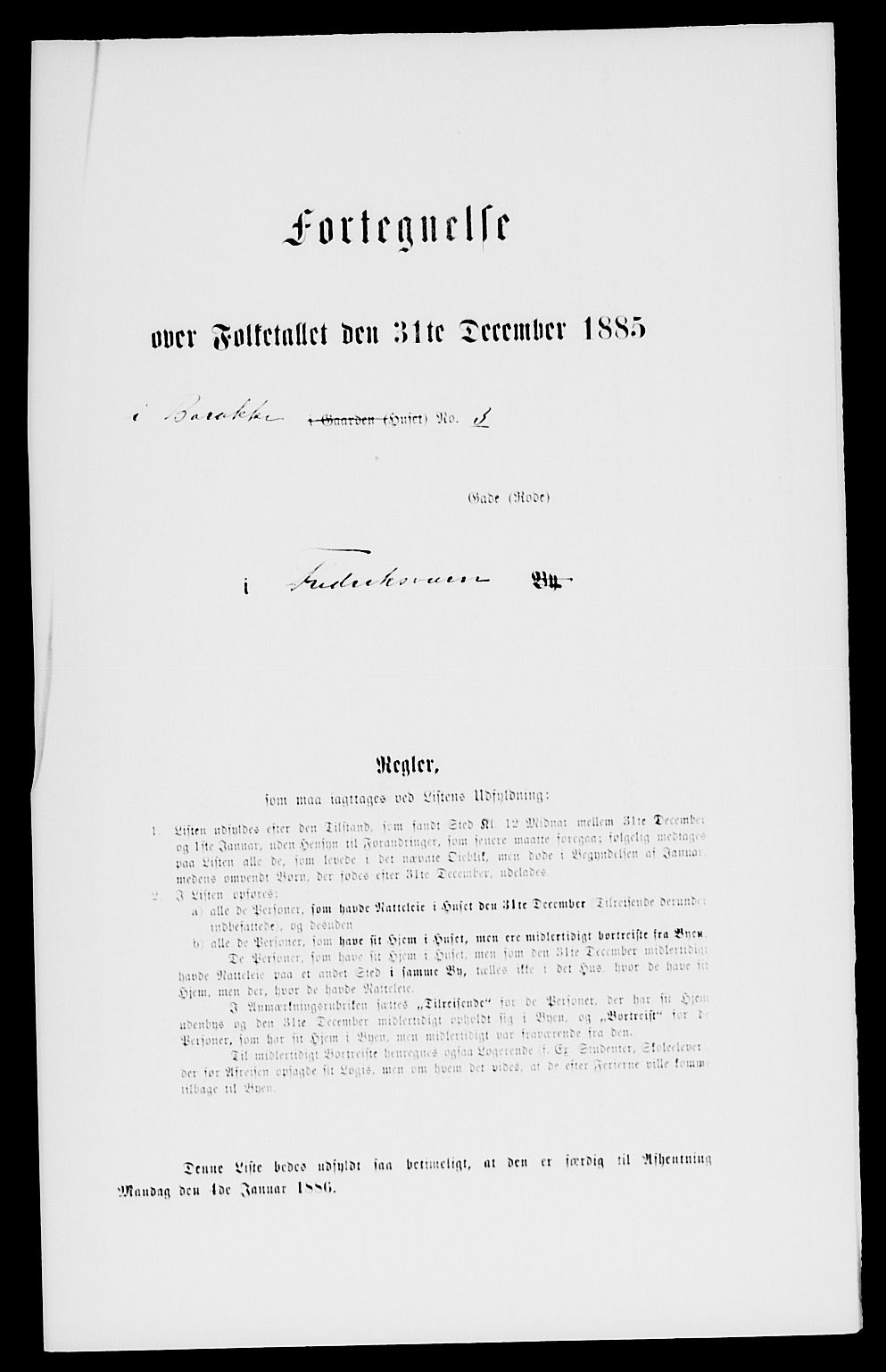 SAKO, Folketelling 1885 for 0798 Fredriksvern herred, 1885, s. 288