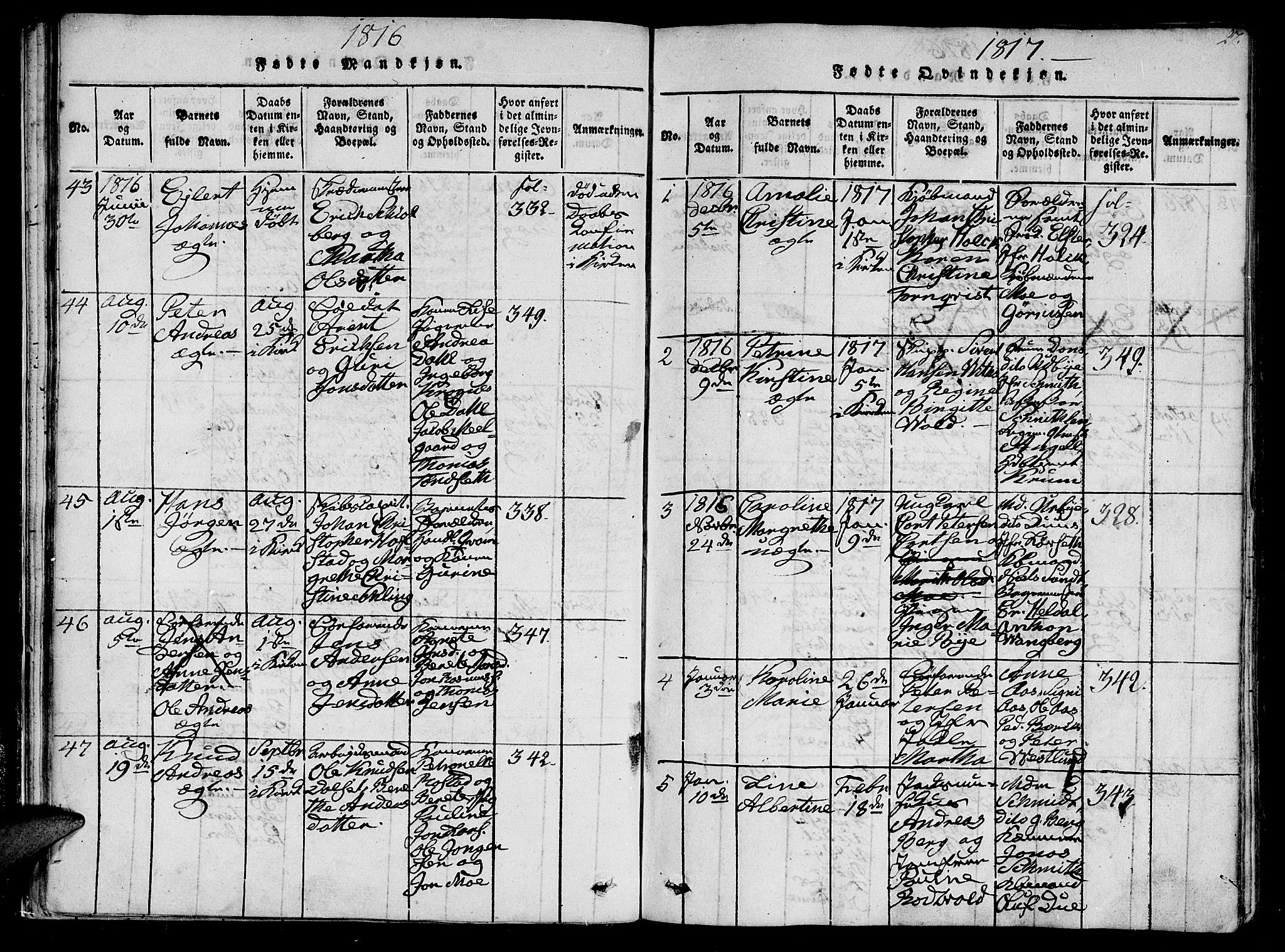 Ministerialprotokoller, klokkerbøker og fødselsregistre - Sør-Trøndelag, AV/SAT-A-1456/602/L0107: Ministerialbok nr. 602A05, 1815-1821, s. 27