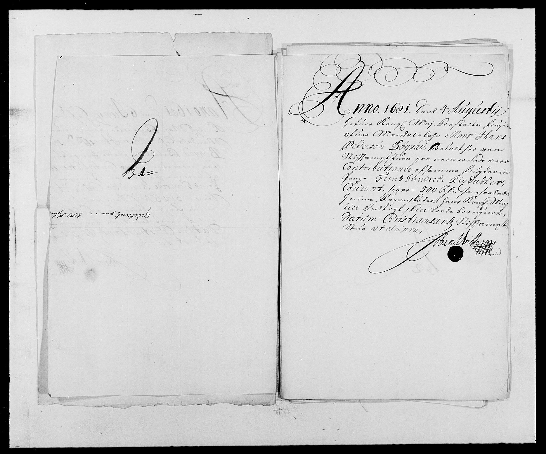 Rentekammeret inntil 1814, Reviderte regnskaper, Fogderegnskap, RA/EA-4092/R42/L2541: Mandal fogderi, 1681-1684, s. 34