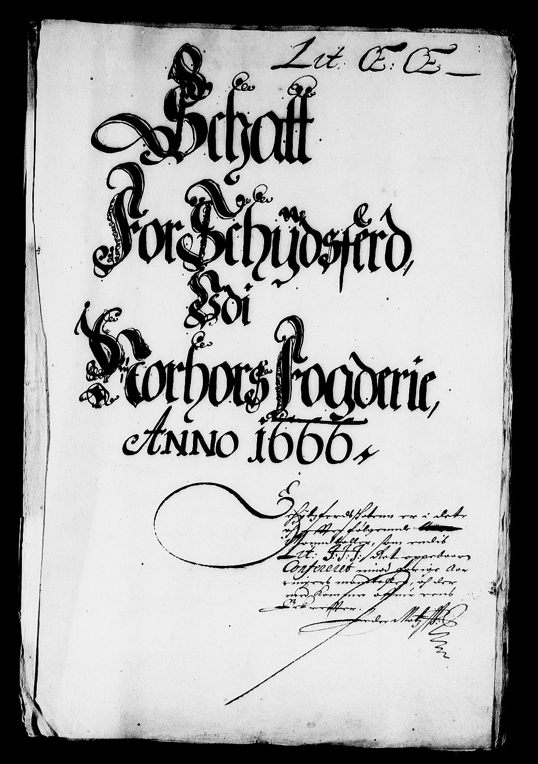 Rentekammeret inntil 1814, Reviderte regnskaper, Stiftamtstueregnskaper, Bergen stiftamt, AV/RA-EA-6043/R/Rc/L0022: Bergen stiftamt, 1666