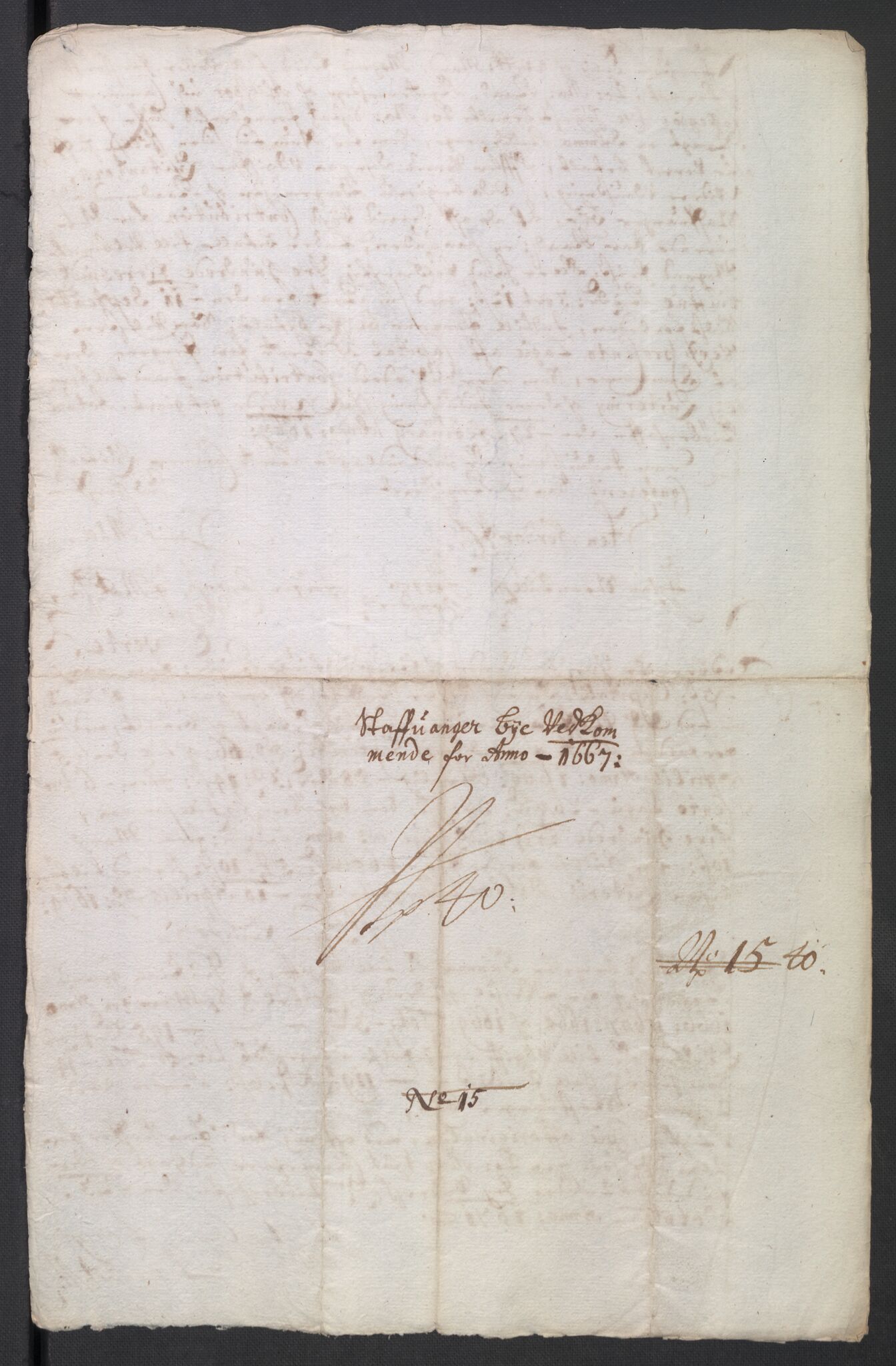 Rentekammeret inntil 1814, Reviderte regnskaper, Byregnskaper, AV/RA-EA-4066/R/Ro/L0300: [O3] Kontribusjonsregnskap, 1661-1678, s. 89