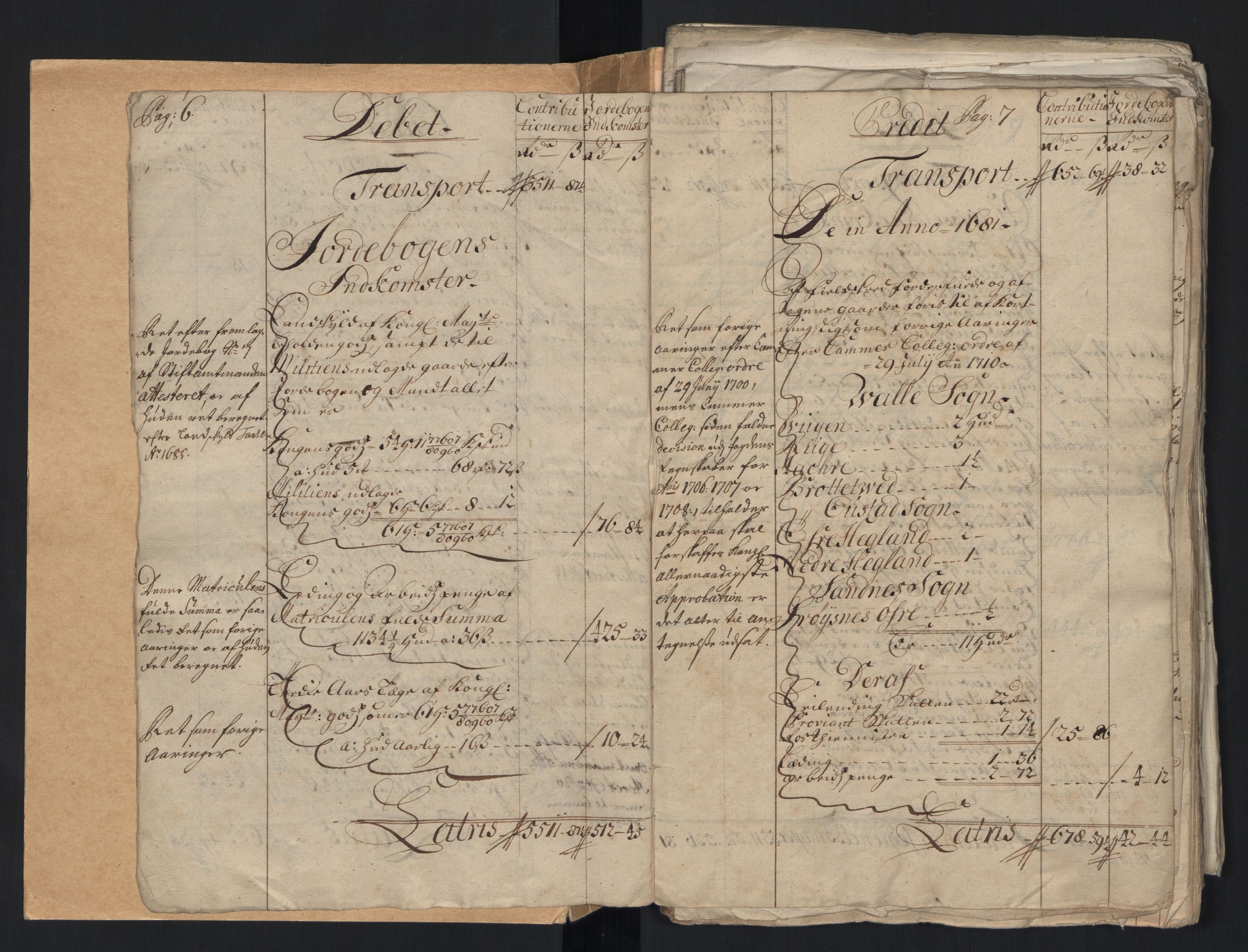 Rentekammeret inntil 1814, Reviderte regnskaper, Fogderegnskap, AV/RA-EA-4092/R40/L2450: Fogderegnskap Råbyggelag, 1712-1713, s. 6