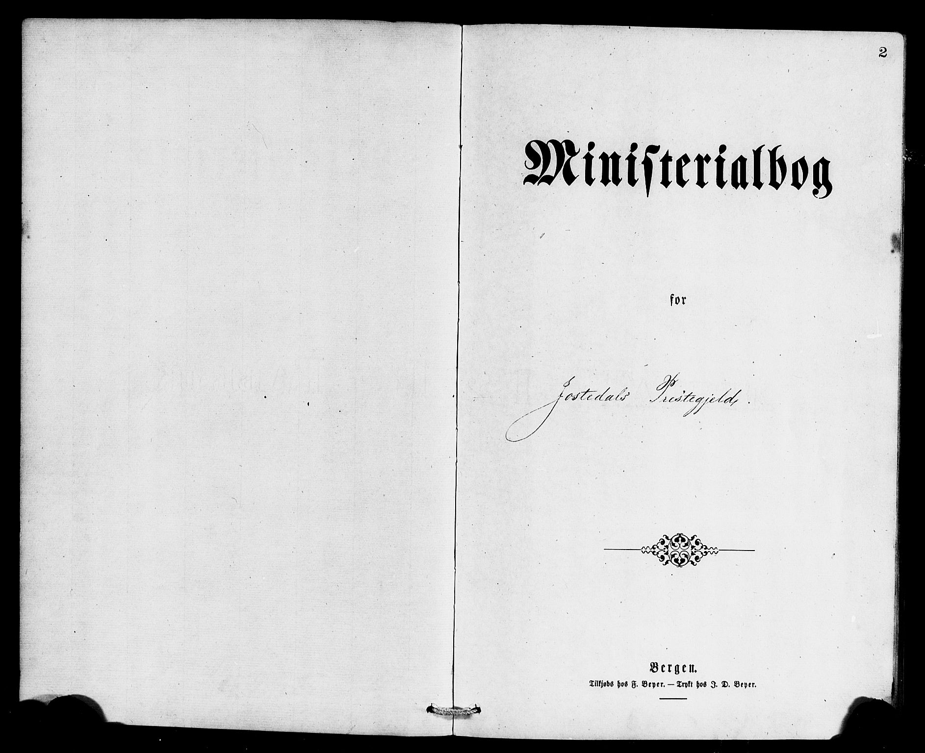 Jostedal sokneprestembete, SAB/A-80601/H/Haa/Haaa/L0006: Ministerialbok nr. A 6, 1877-1886, s. 2