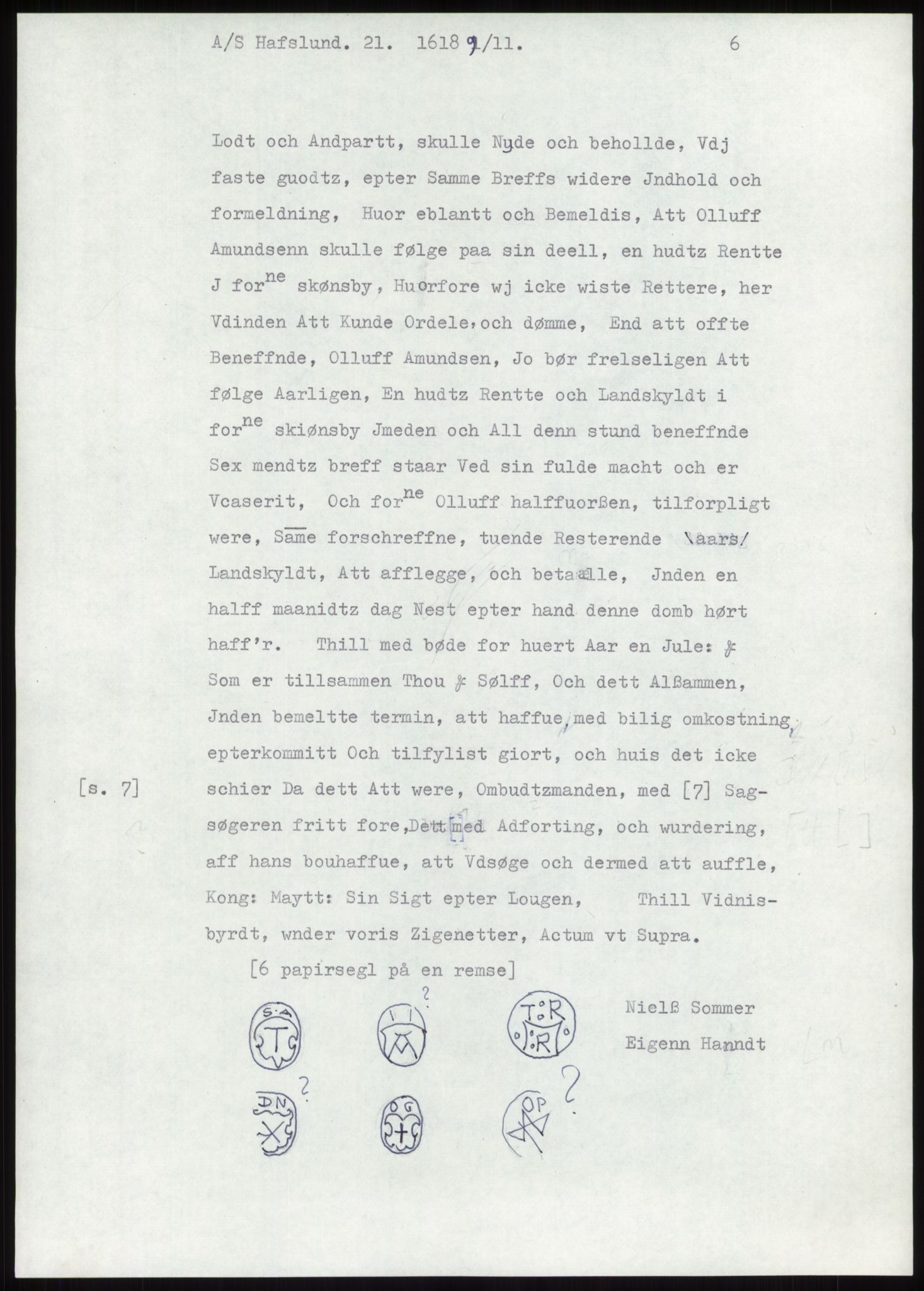 Samlinger til kildeutgivelse, Diplomavskriftsamlingen, AV/RA-EA-4053/H/Ha, s. 213