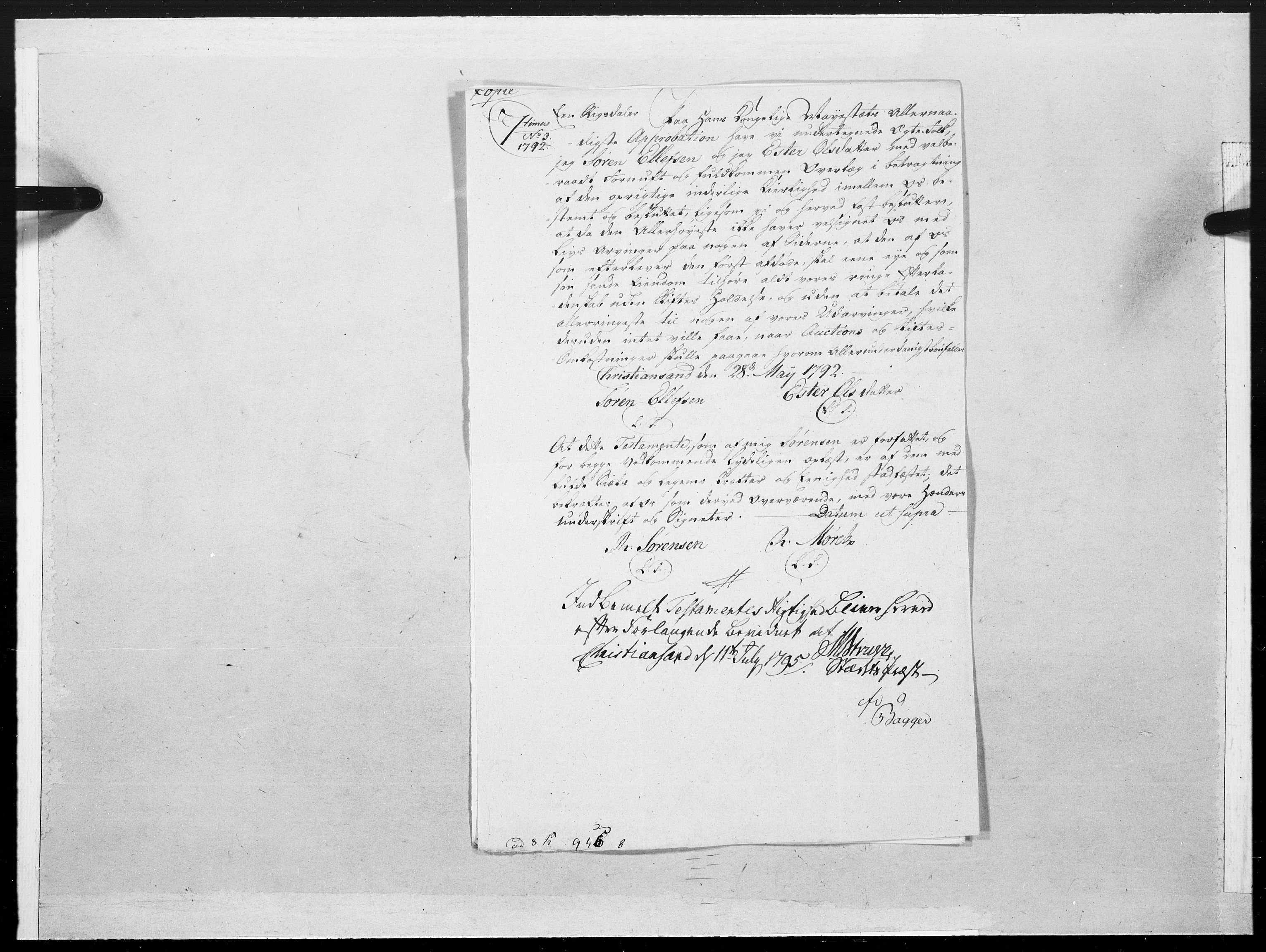 Danske Kanselli 1572-1799, AV/RA-EA-3023/F/Fc/Fcc/Fcca/L0303: Norske innlegg 1572-1799, 1795, s. 21